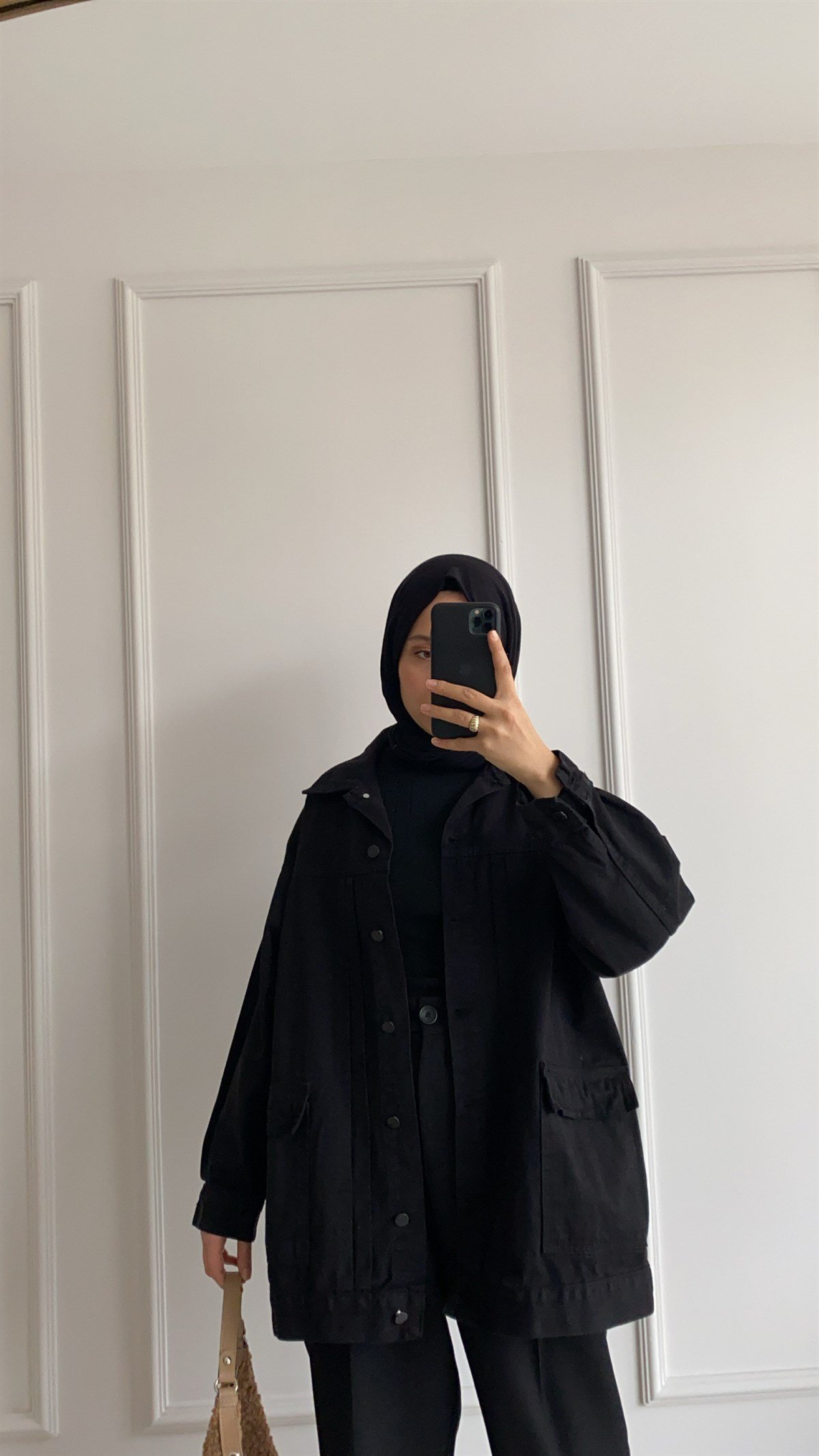 Siyah Denim Ceket