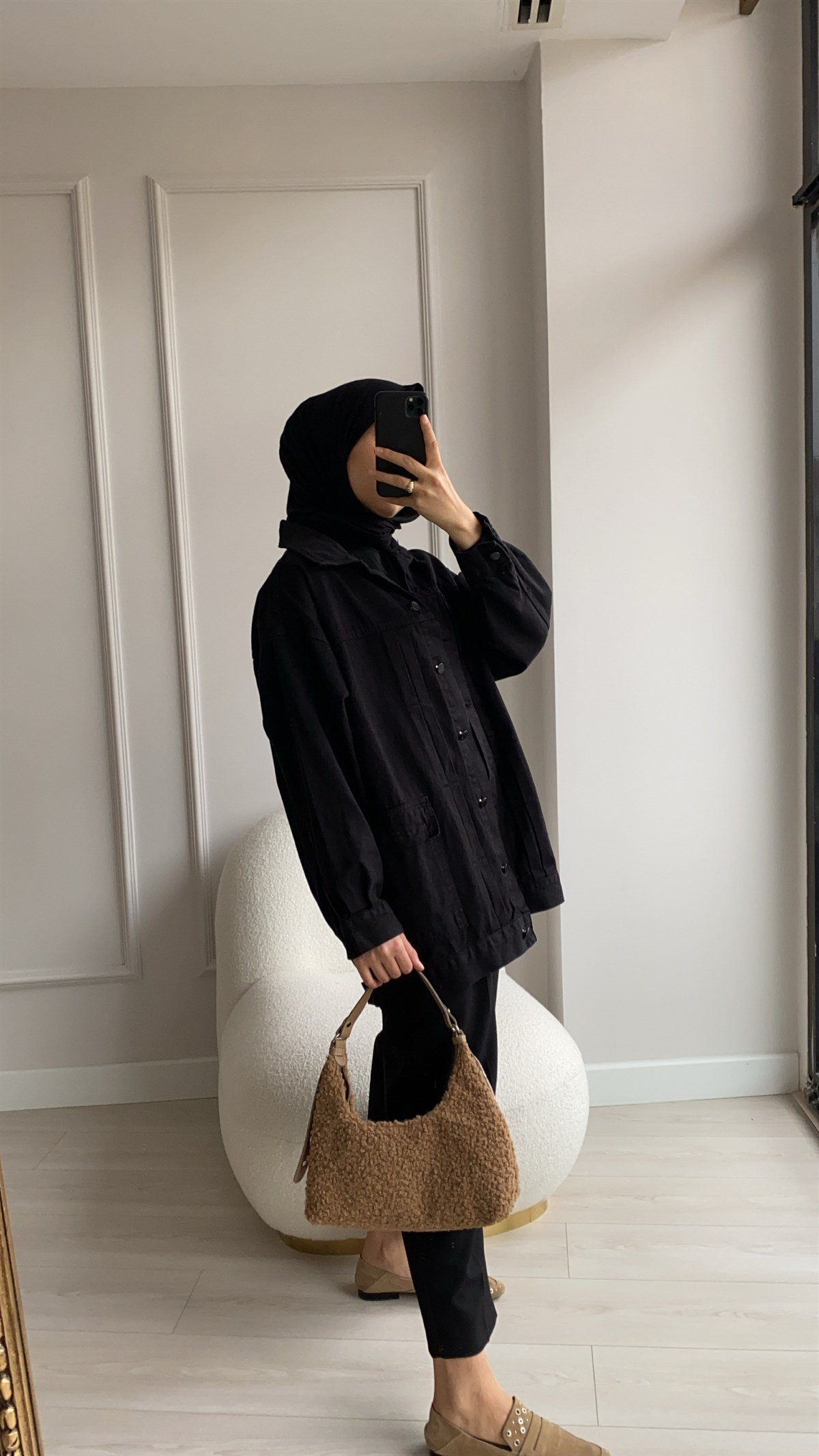 Siyah Denim Ceket