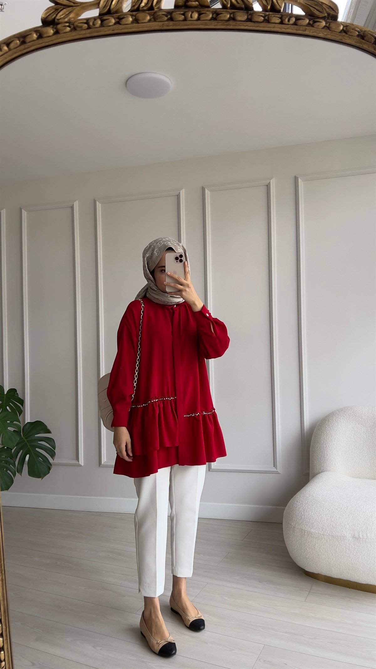 Taş Detaylı Gömlek