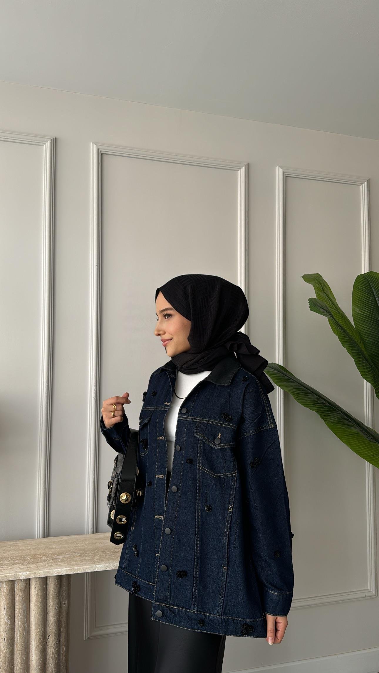 Tasarım Muadil Denim Ceket 