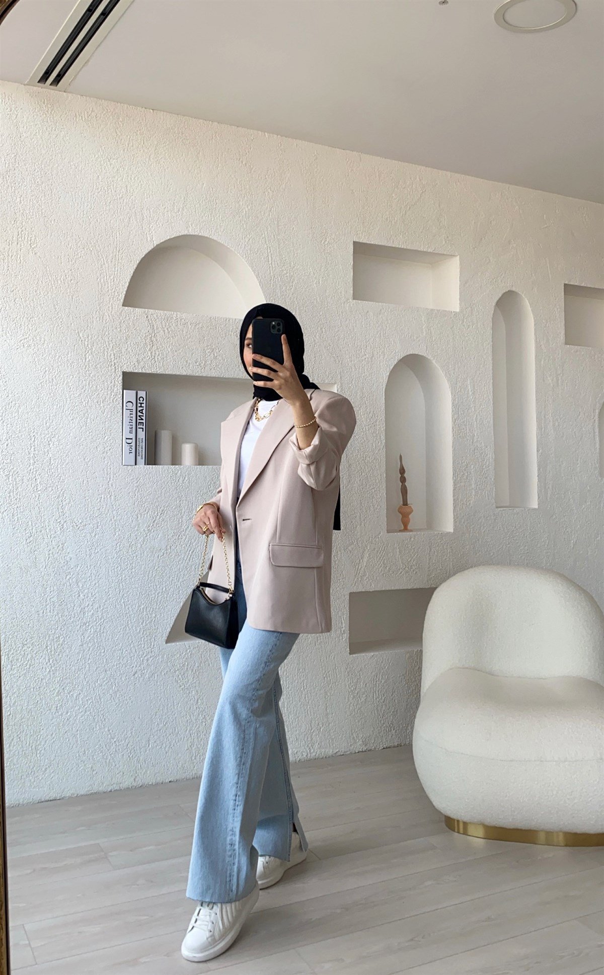 Tek Düğmeli Blazer Ceket
