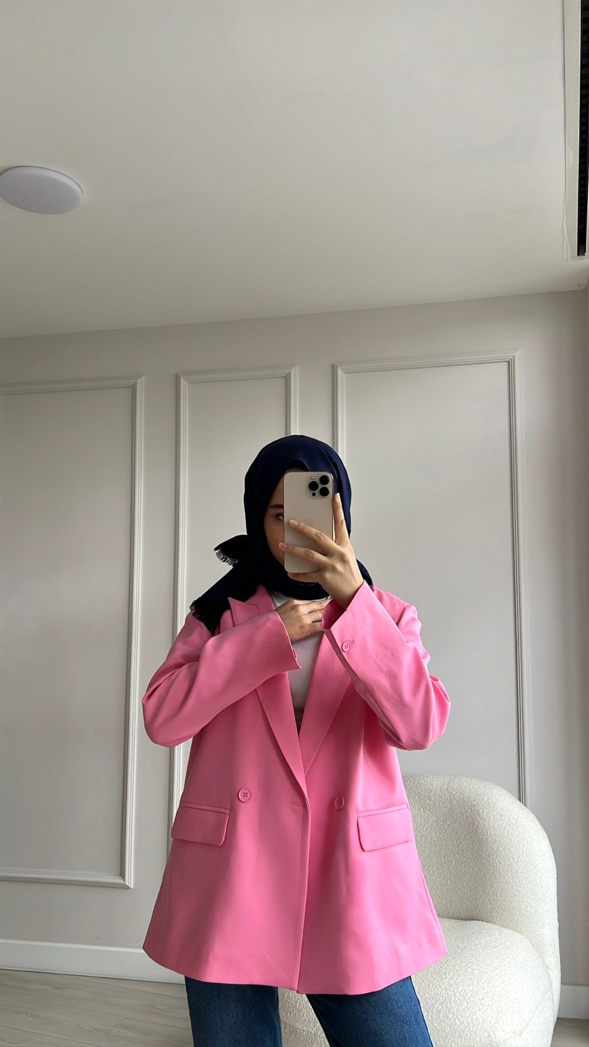 Tek Düğmeli Blazer Ceket 