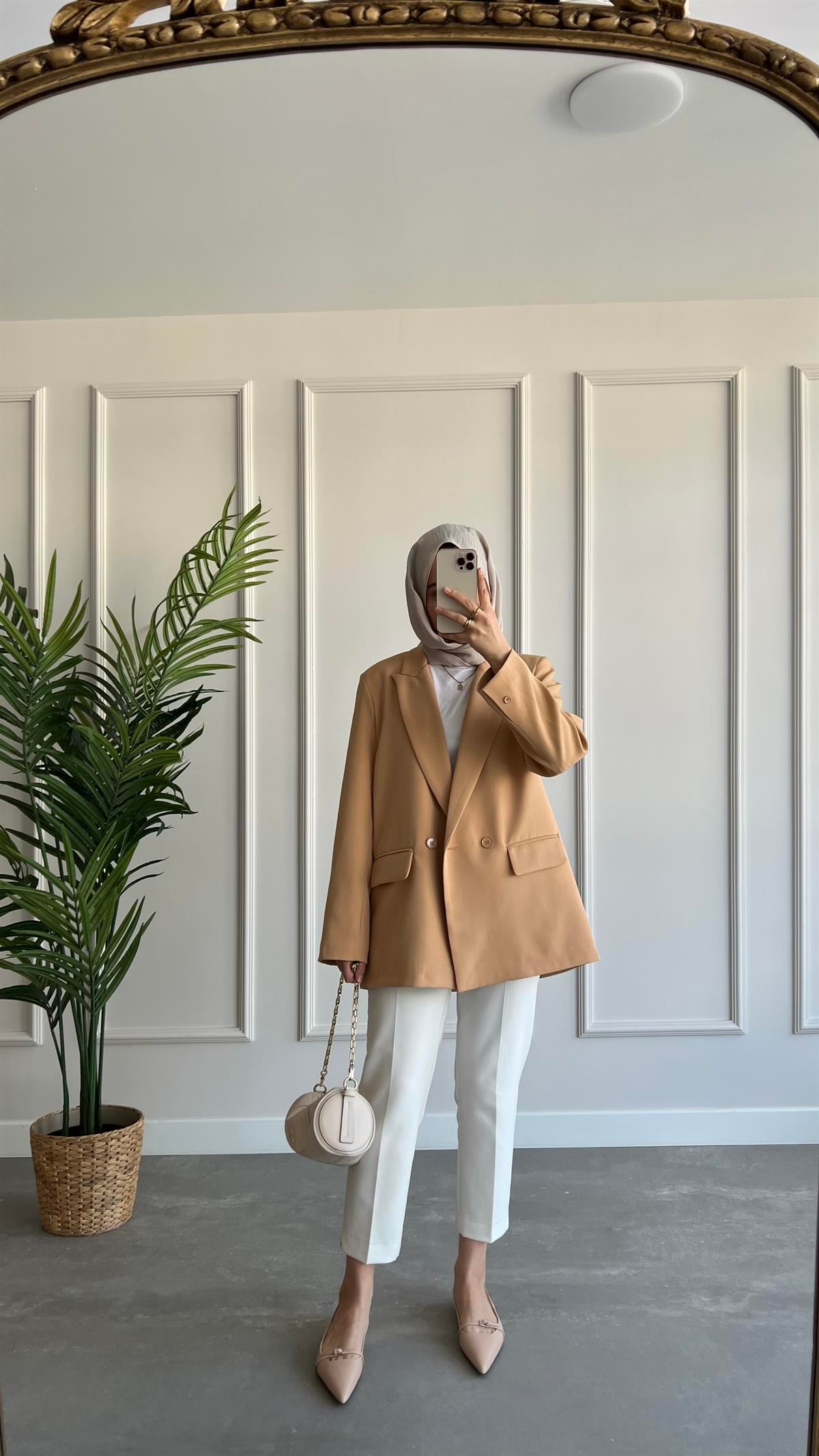 Tek Düğmeli Blazer Ceket 