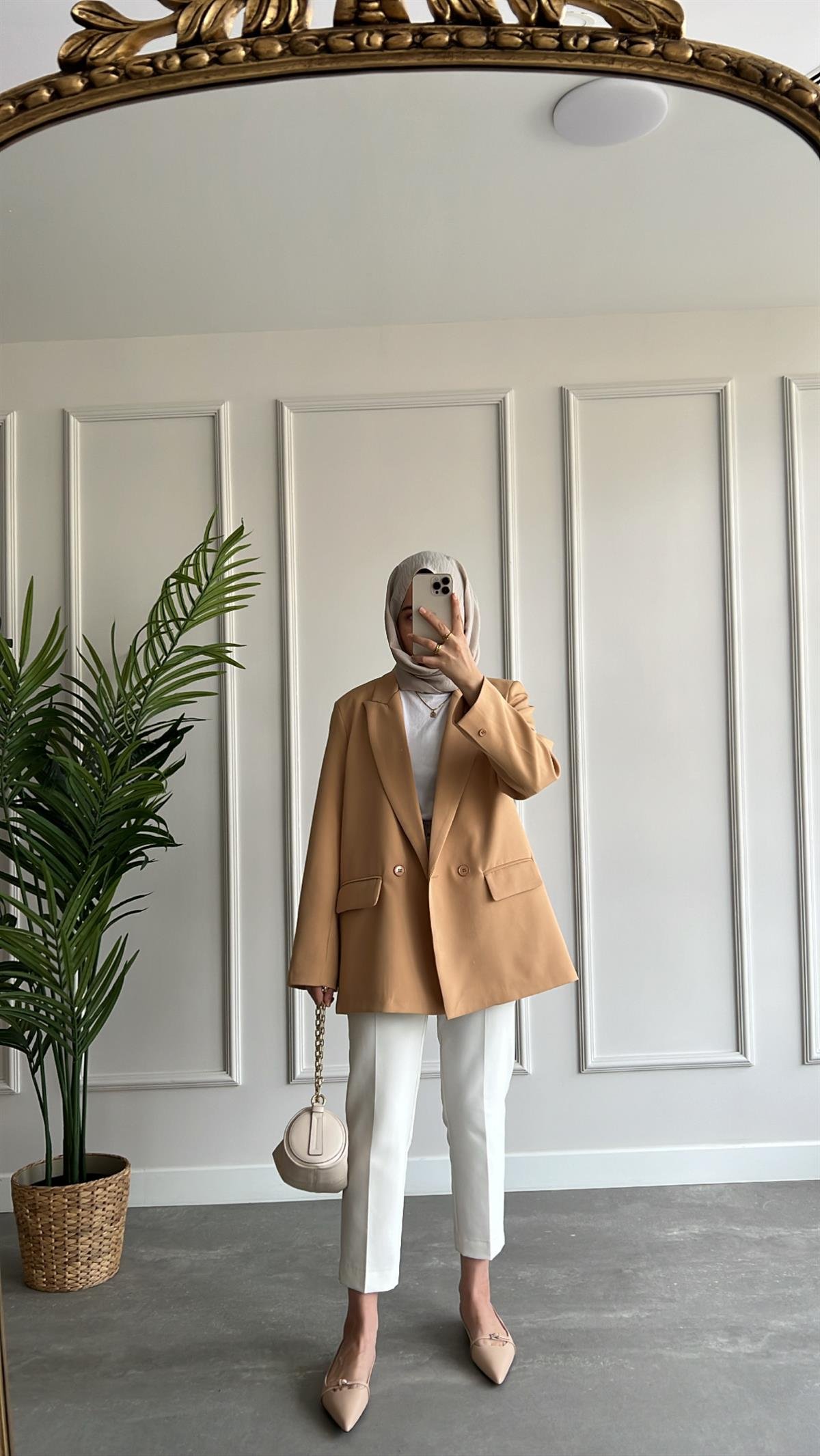 Tek Düğmeli Blazer Ceket 