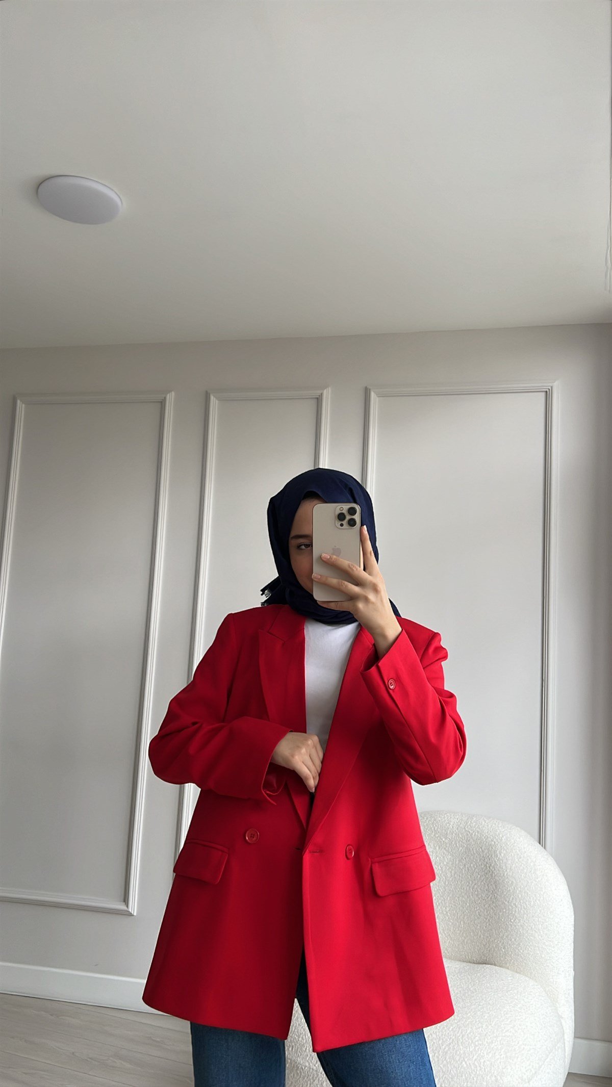 Tek Düğmeli Blazer Ceket 