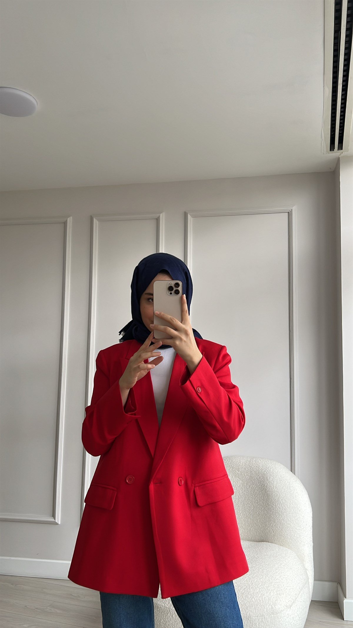 Tek Düğmeli Blazer Ceket 
