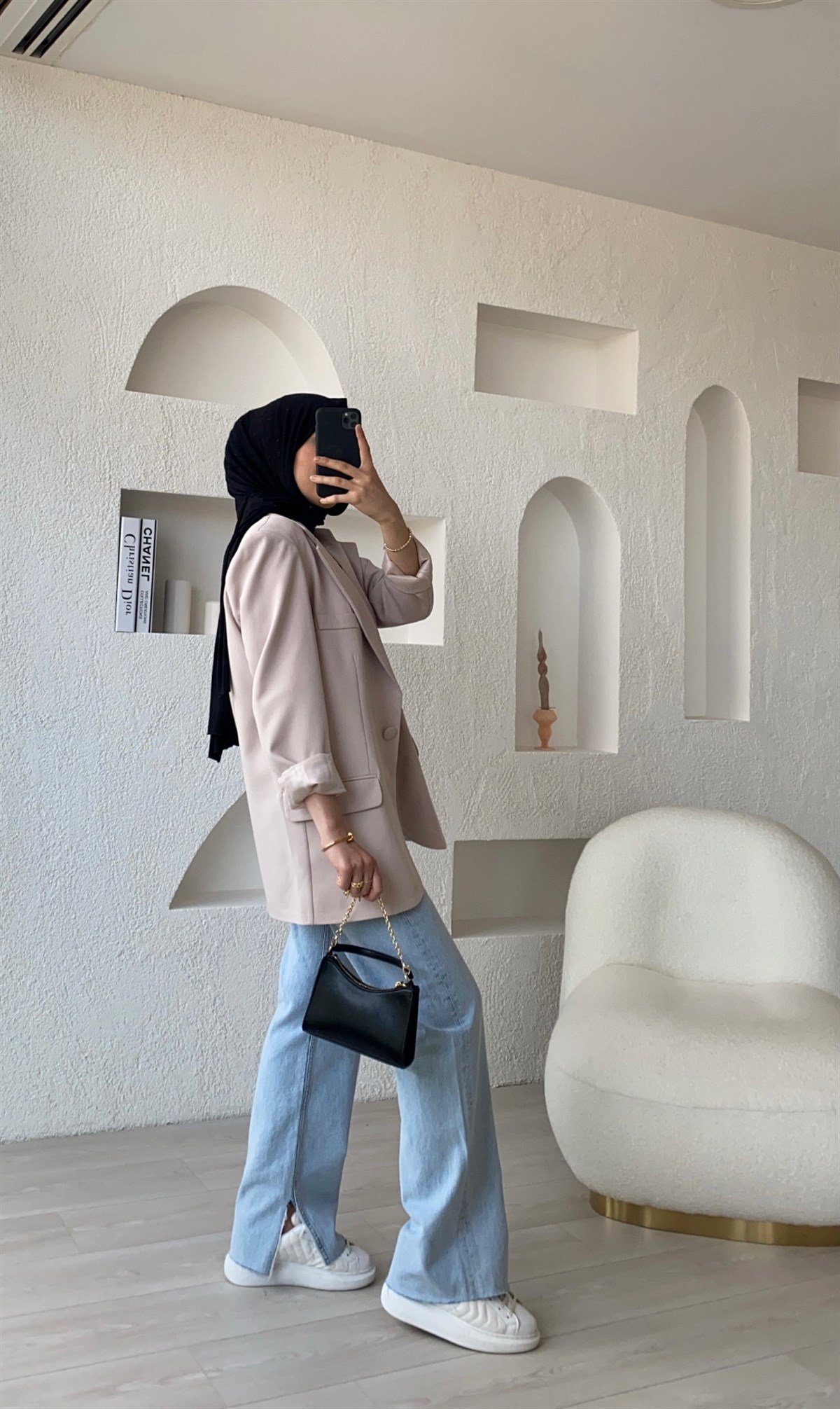 Tek Düğmeli Blazer Ceket