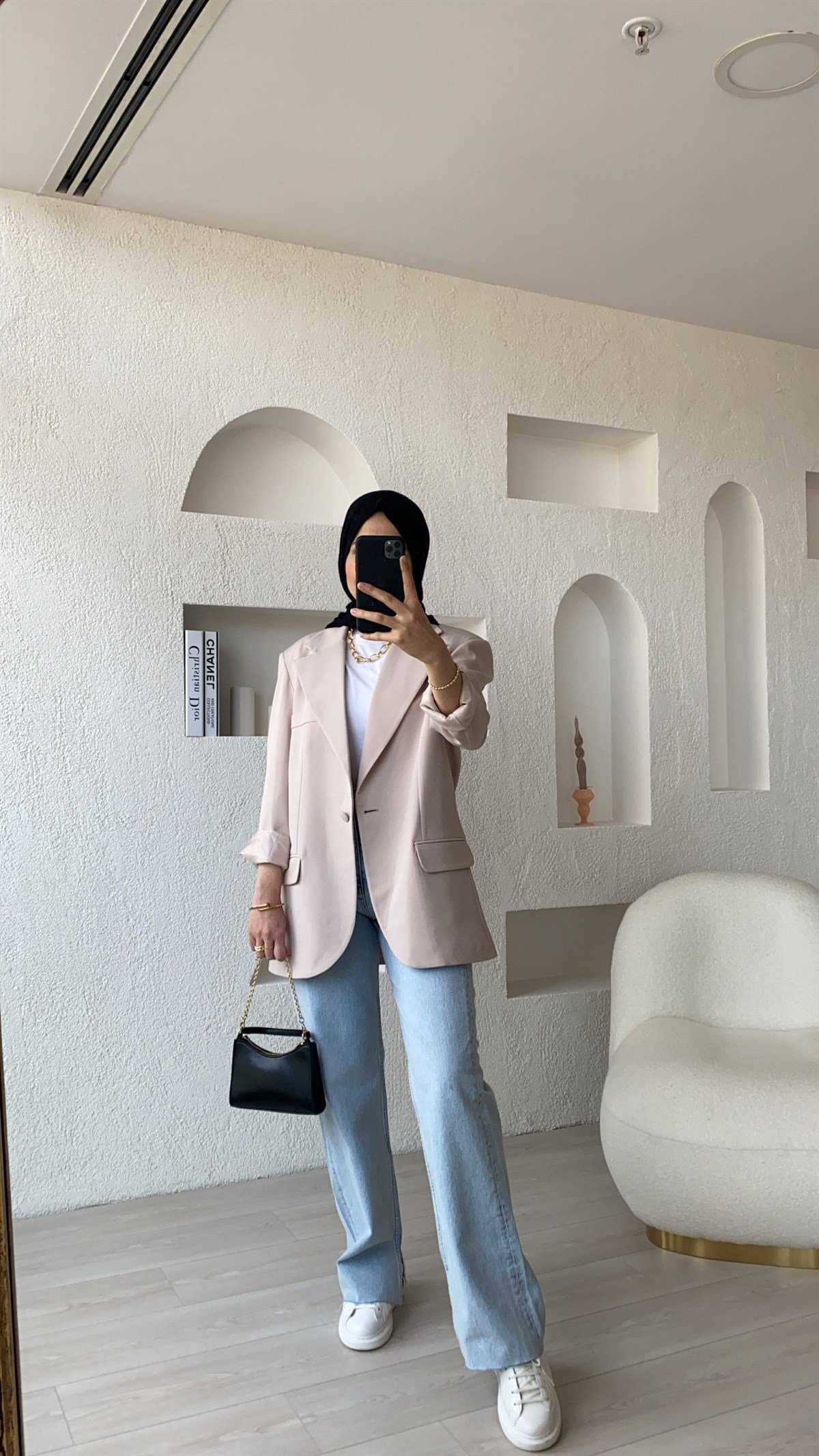 Tek Düğmeli Blazer Ceket