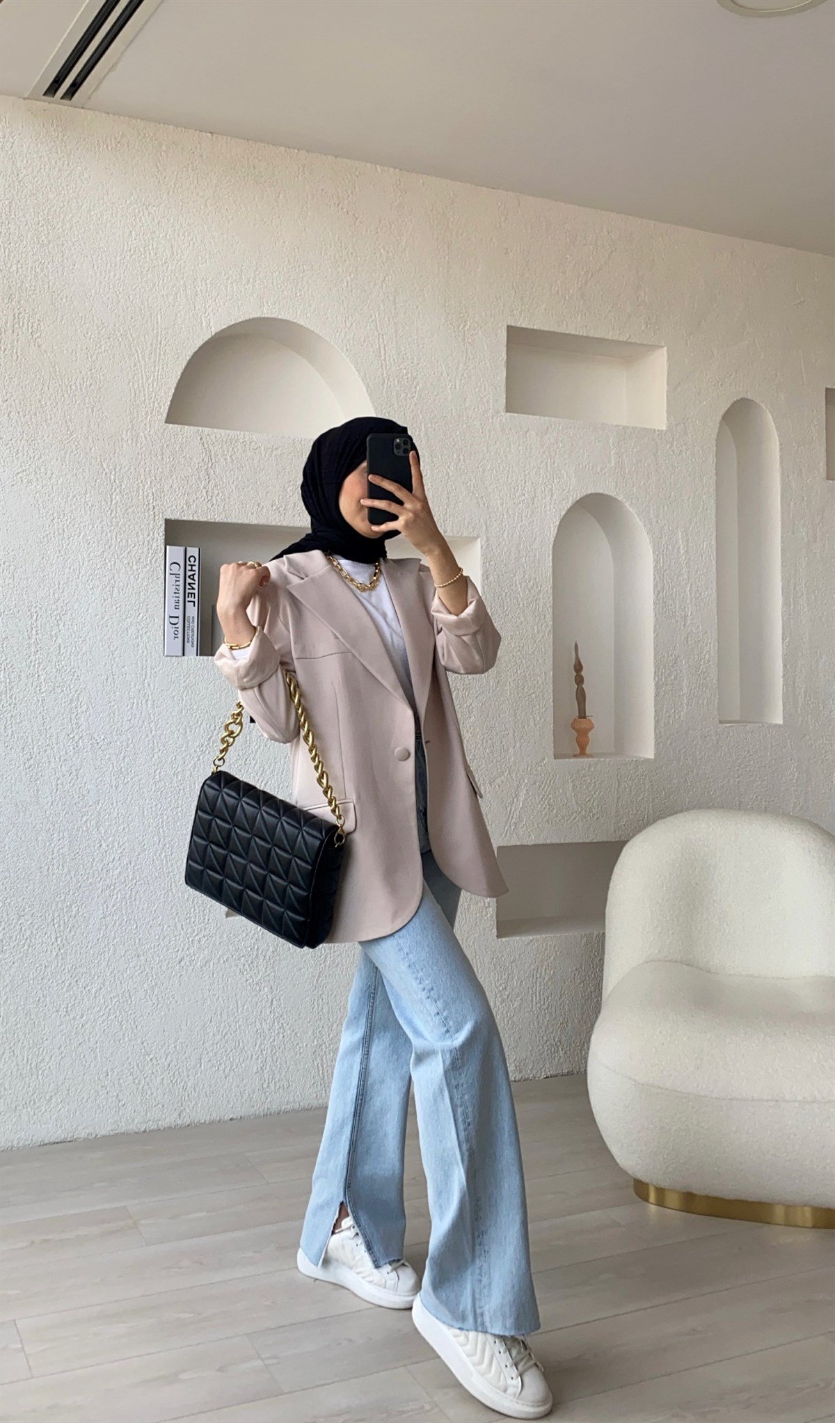 Tek Düğmeli Blazer Ceket