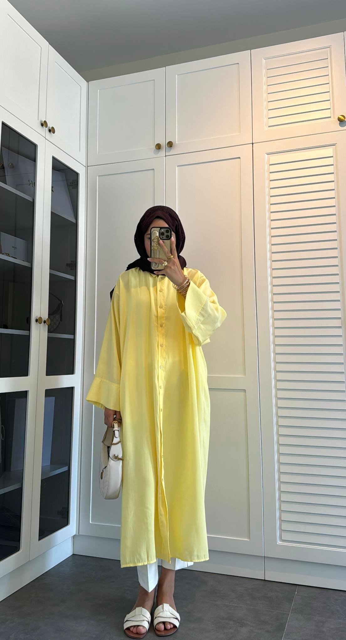 Tensel Gömlek Butter Yellow