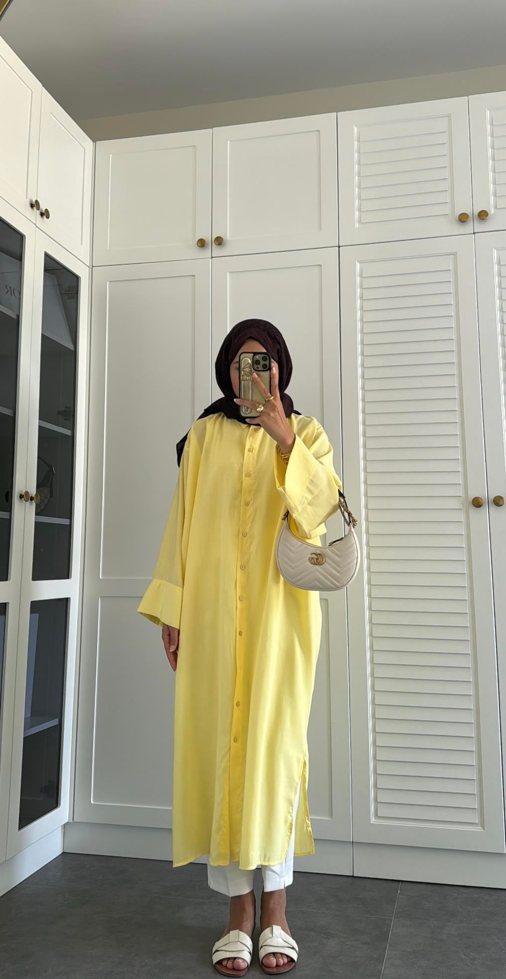 Tensel Gömlek Butter Yellow