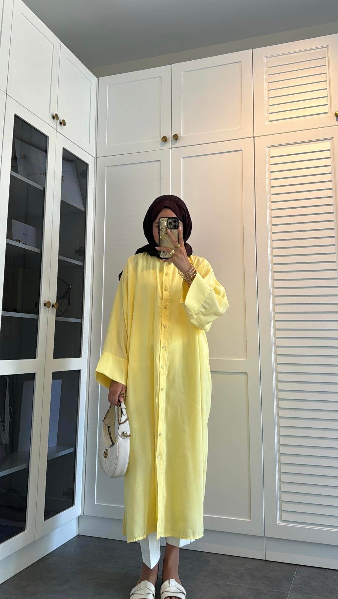 Tensel Gömlek Butter Yellow