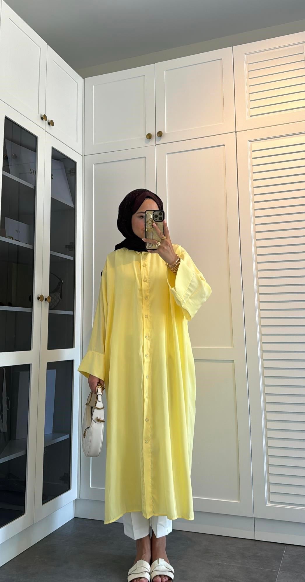 Tensel Gömlek Butter Yellow