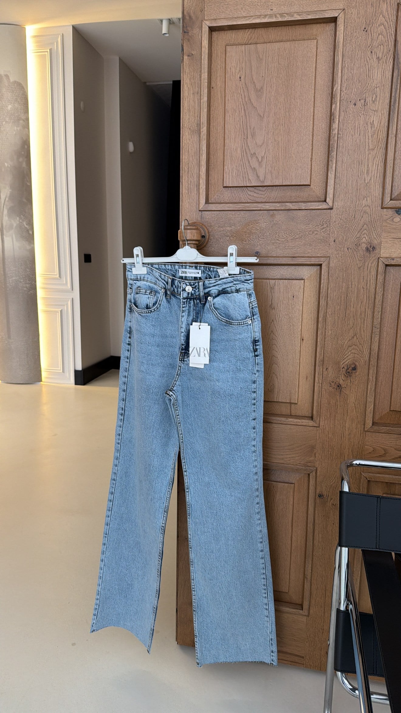 Zr Kesik Paça Premium Palazzo Jean Kar Yıkama