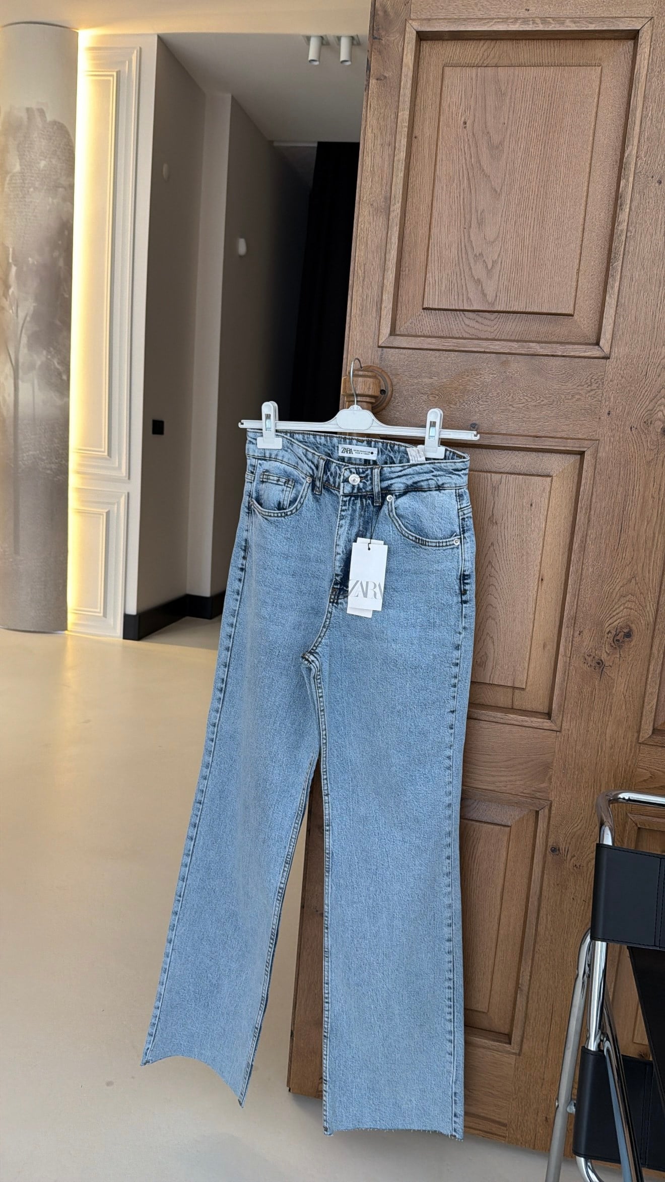 Zr Kesik Paça Premium Palazzo Jean Kar Yıkama