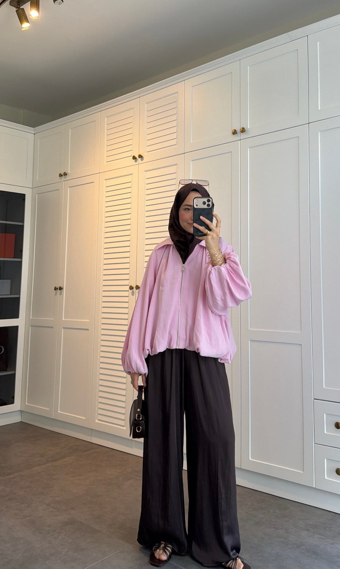 Zr Model Balon Kol Ceket Pembe