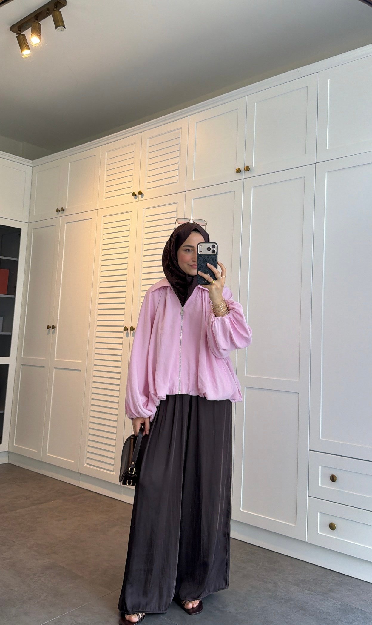 Zr Model Balon Kol Ceket Pembe