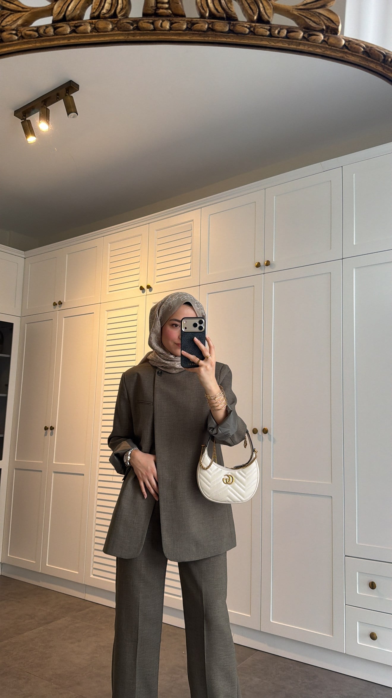 Zr Model Blazer Ceket Takım Vizon