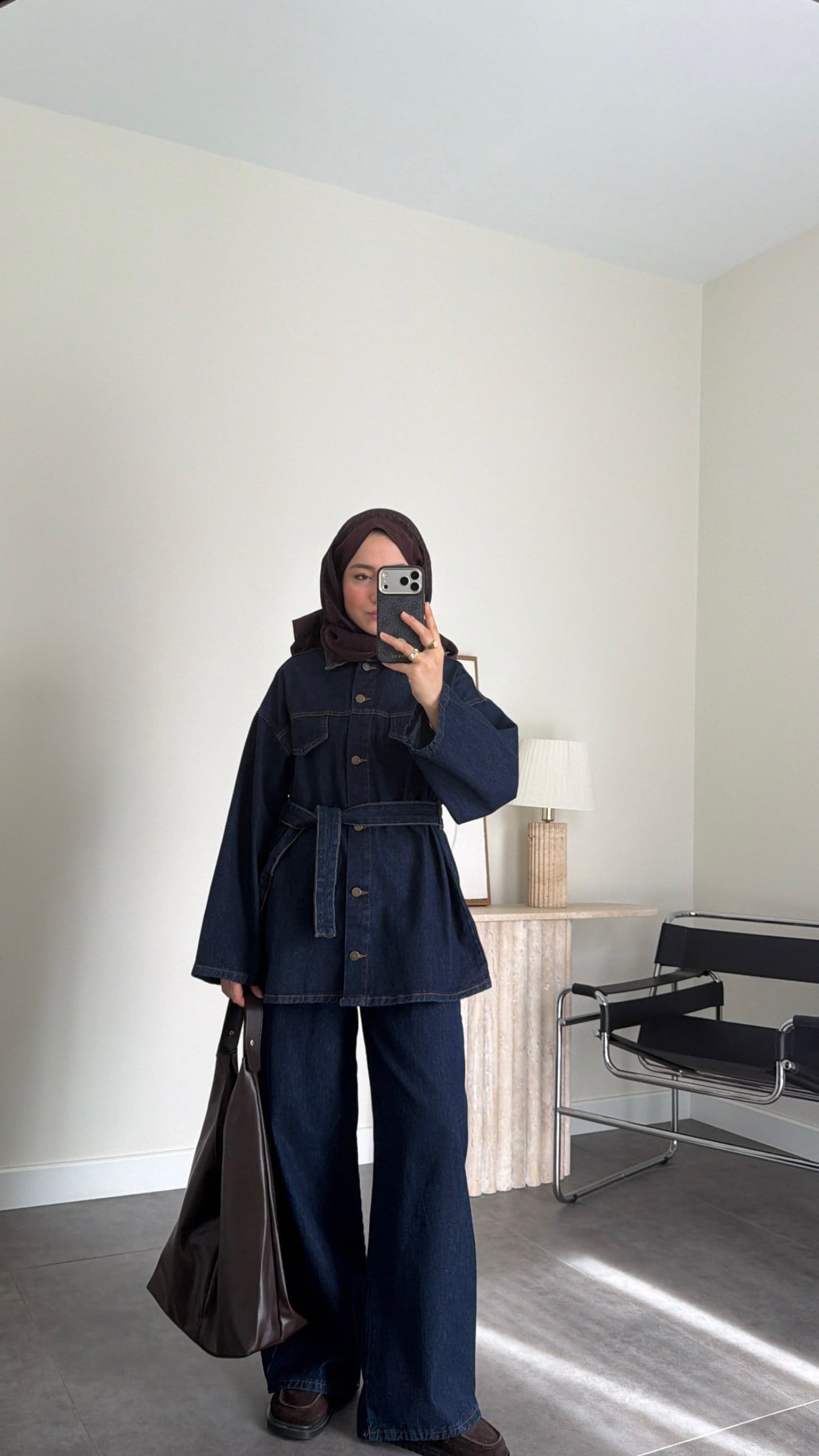 Zr Model Denim Pantolon Takım