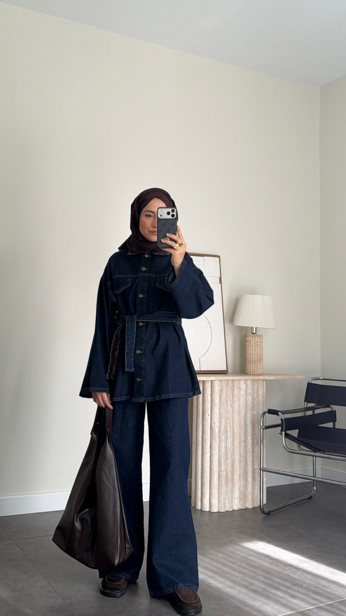 Zr Model Denim Pantolon Takım