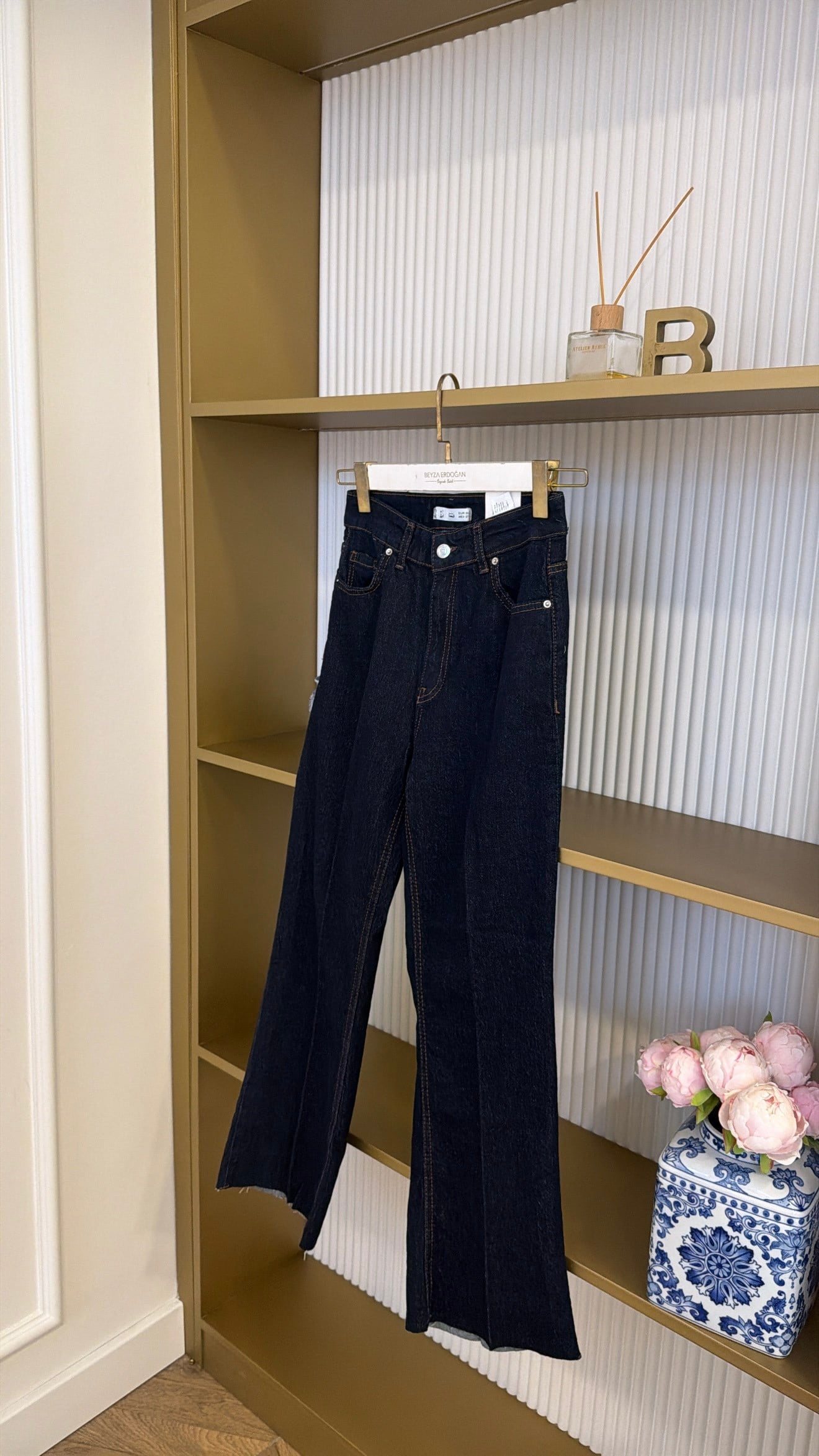 Zr Model İspantol Paça Jean Lacivert