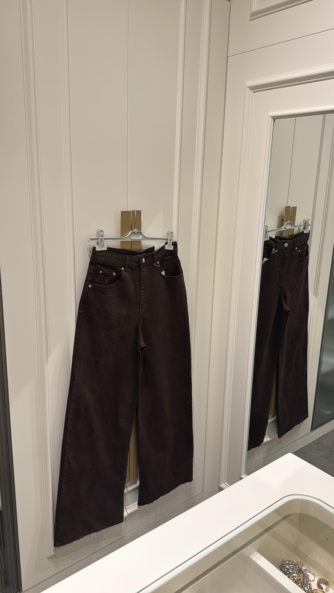 ZR Model Kesik Paça Jean Kahve