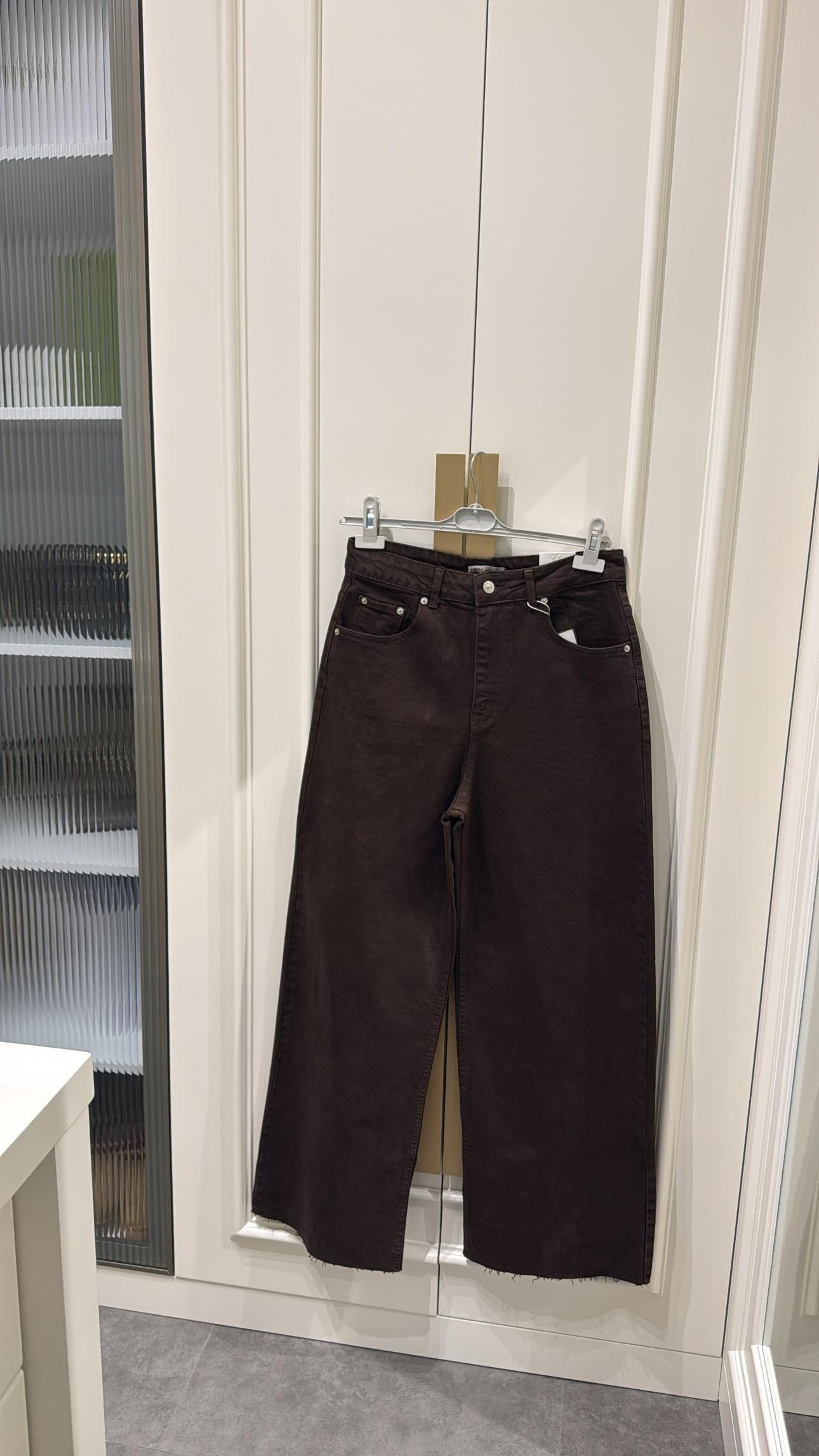 ZR Model Kesik Paça Jean Kahve
