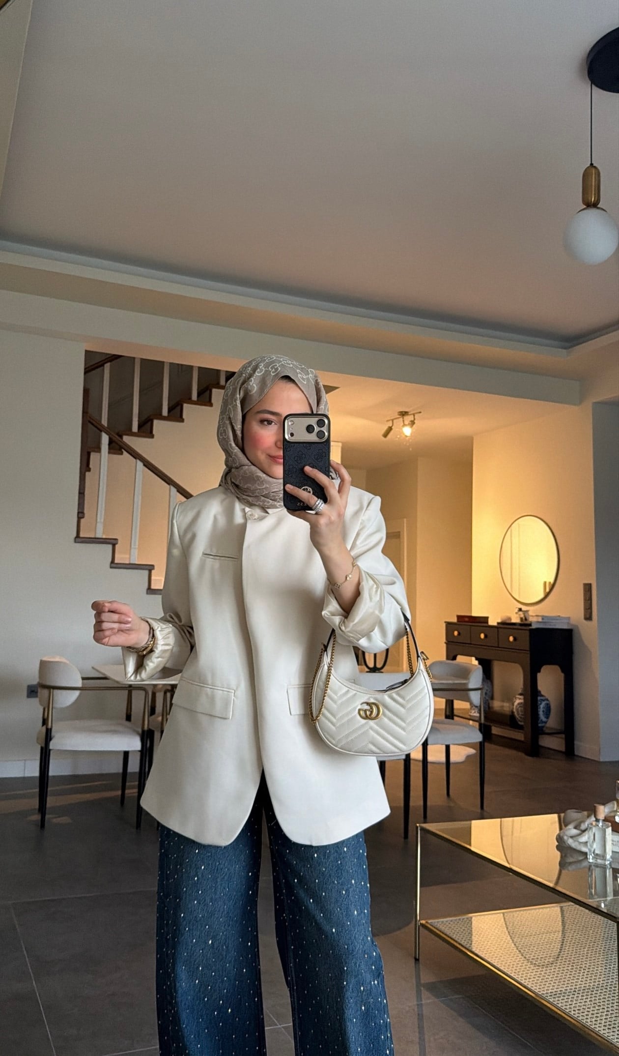 Zra Model Blazer Ceket Ekru