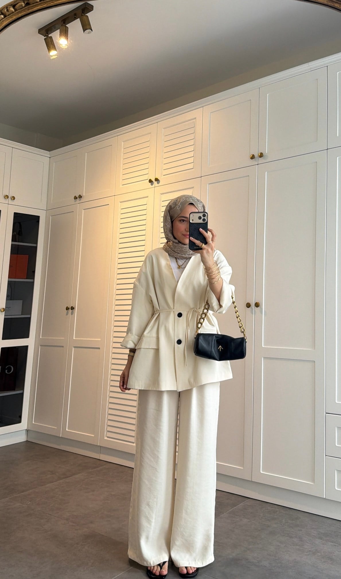 Zra Model Düğmeli Modal Takım Krem