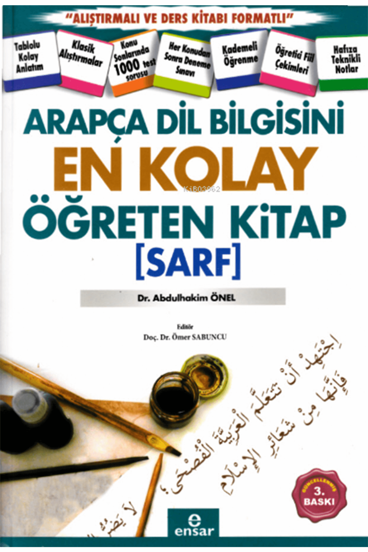 Arapça Dil Bilgisini En Kolay Öğreten Kitap (Sarf)Ensar NeşriyatDin