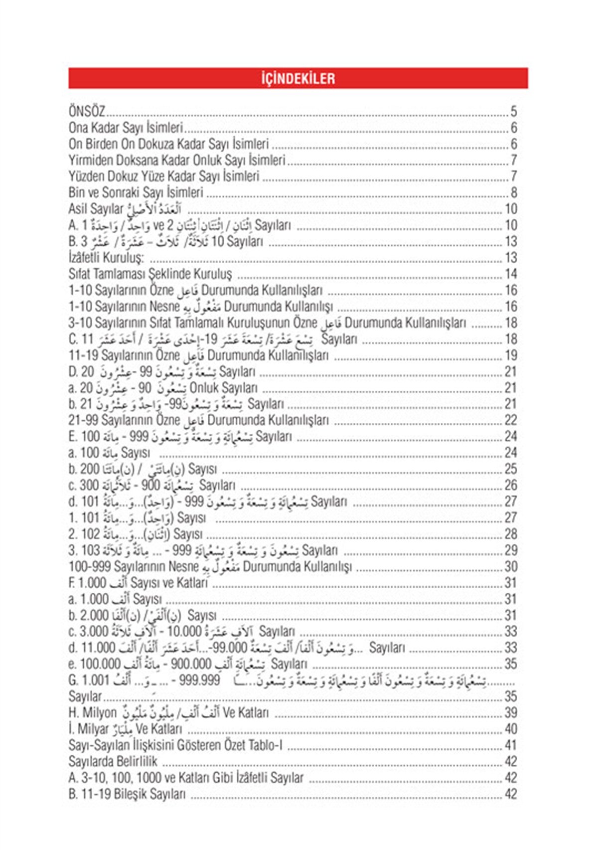 Arapçada SayılarAkdem YayınlarıMuhtelif Ürünler