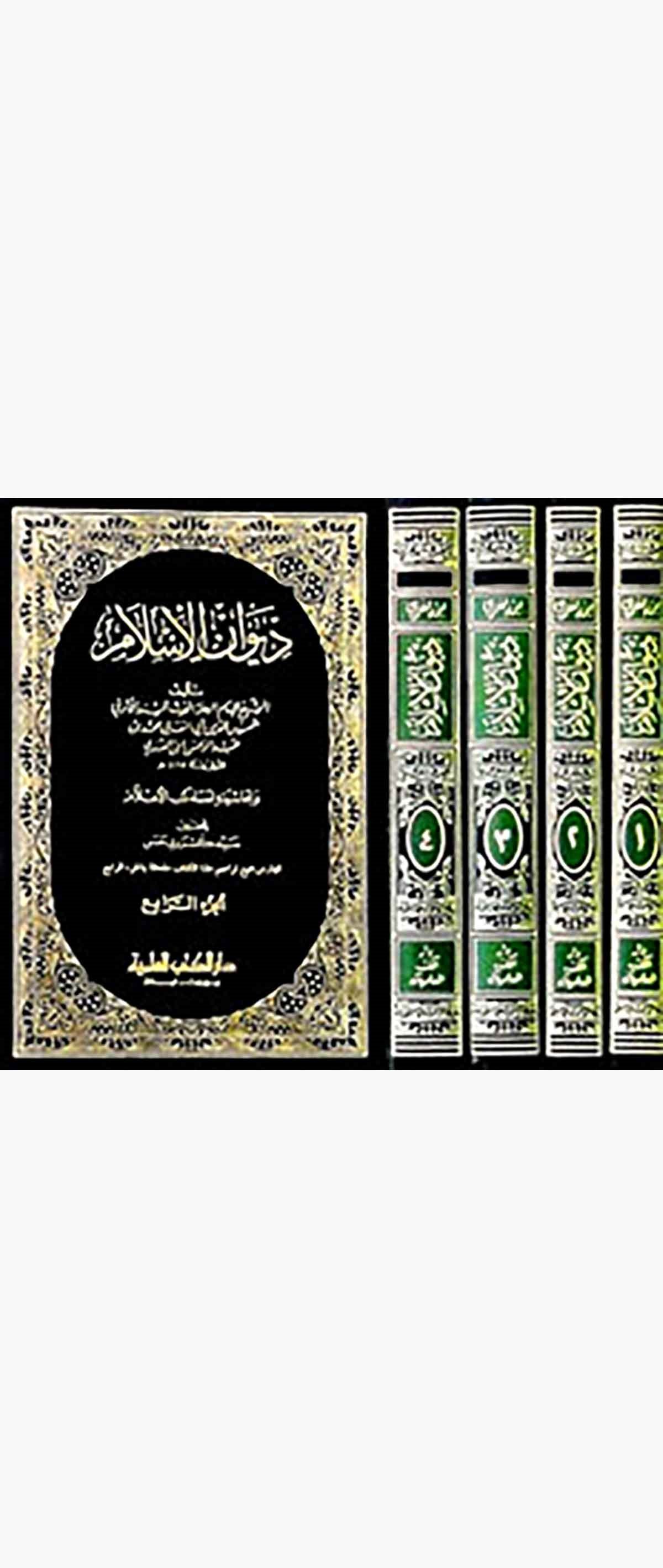 Divanül İslam Ve Bi Haşiyetihi Esmai Kütübil AlamDarü'l-Kütübi'l-İlmiyyeTabakat