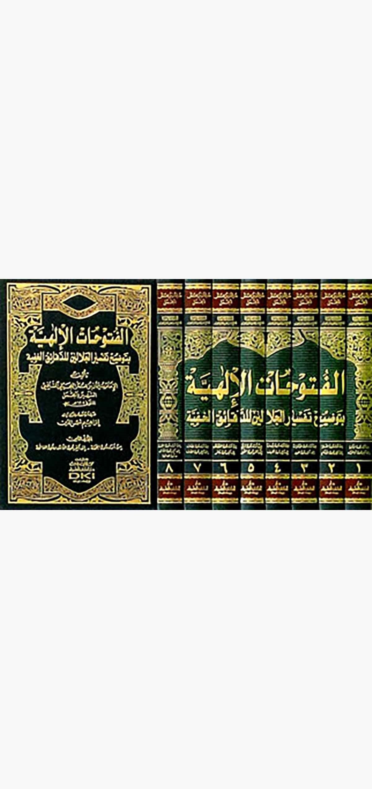 El Fütuhatül İlahiyye Bi Tavdihi Tefsiril Celaleyn Lid Dekaikil HafiyyeDarü'l-Kütübi'l-İlmiyyeTefsir