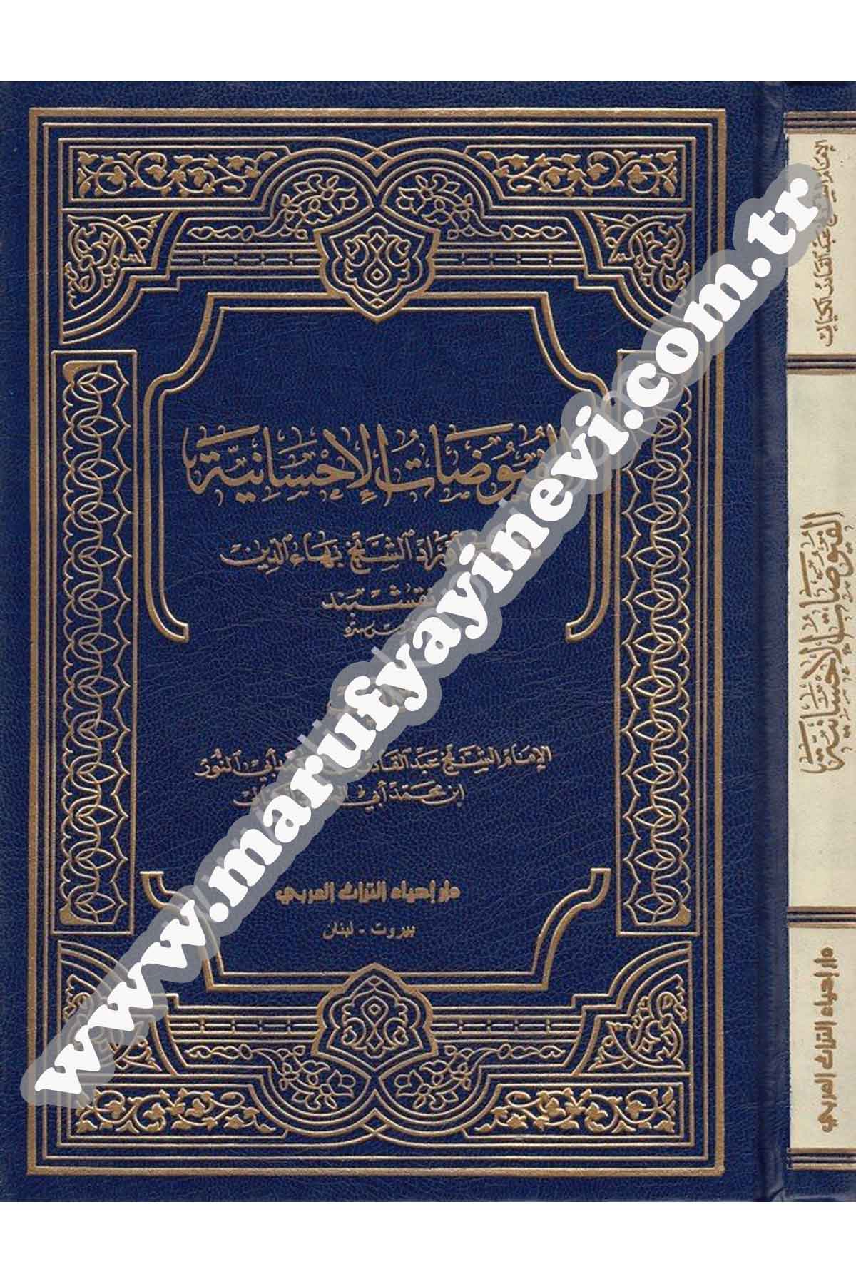 El Füyûzâtül İhsâniyye Şerhu Evrâdiş Şeyh Bahaeddin Nakşibendi 1 Cilt | الفيوضات الاحسانيةDar'ül İhya TurasTasavvuf