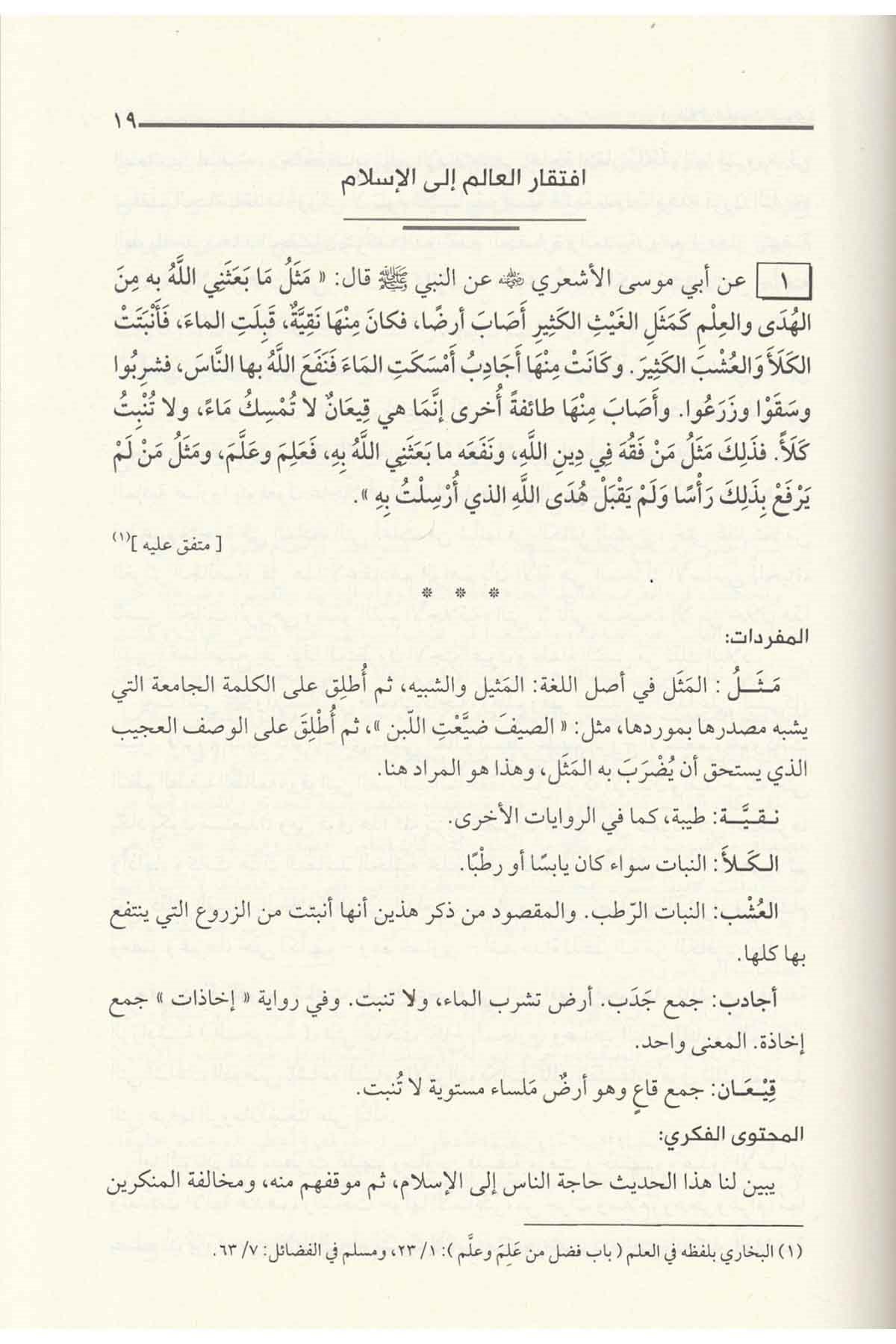 Fi Zilali'l-Hadisi'n-Nebevi - في ظلال الحديث النبويDar'ül Minhacul KavimHadis Usulü