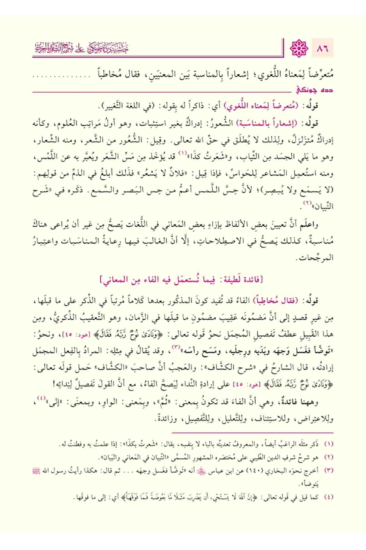 Haşiye Dede Cengi | حاشية دده جونكي علىشرح التصريف التفتازانيNursabah YayıneviSarf