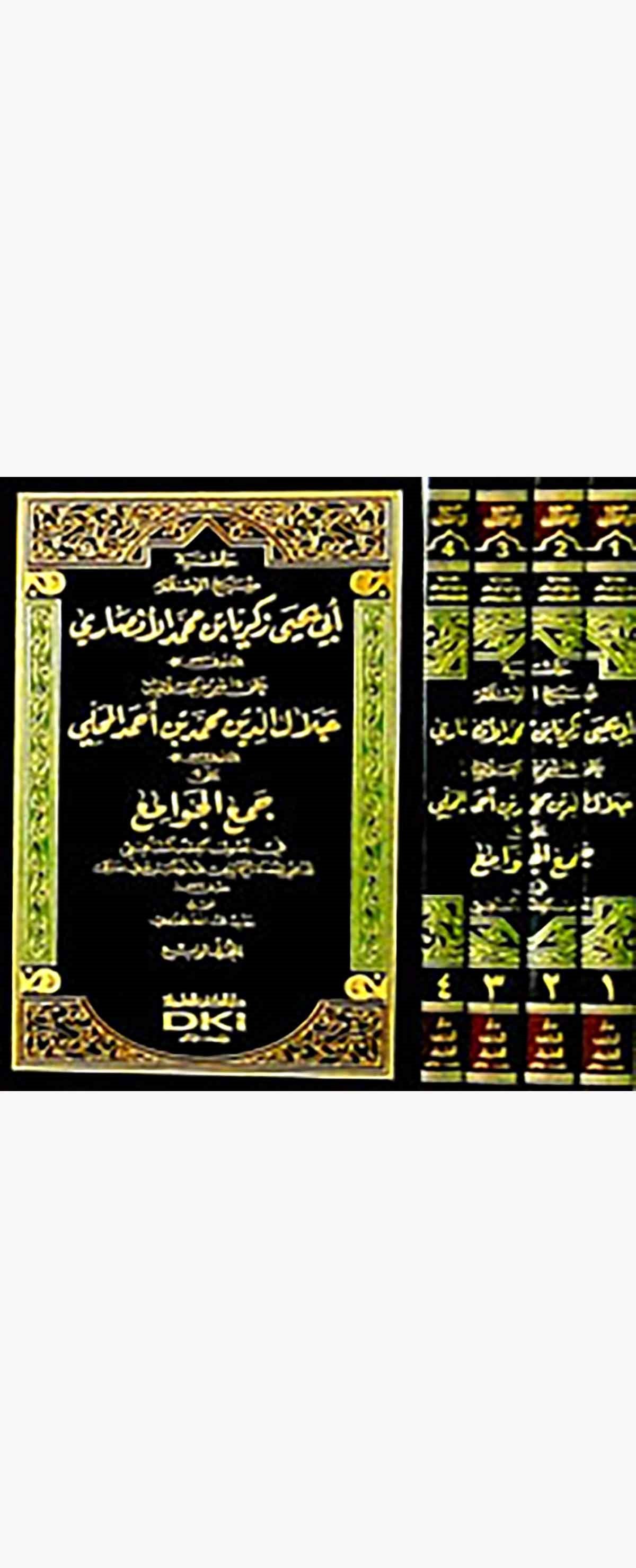 Haşiyetü Ebu Yahya Zekeriyya El Ensari Ala Cemi Cevami Ala Şerhi El Allame Celaleddin Muhammed B. Ahmed El MahalliDarü'l-Kütübi'l-İlmiyyeŞafii Fıkıhı