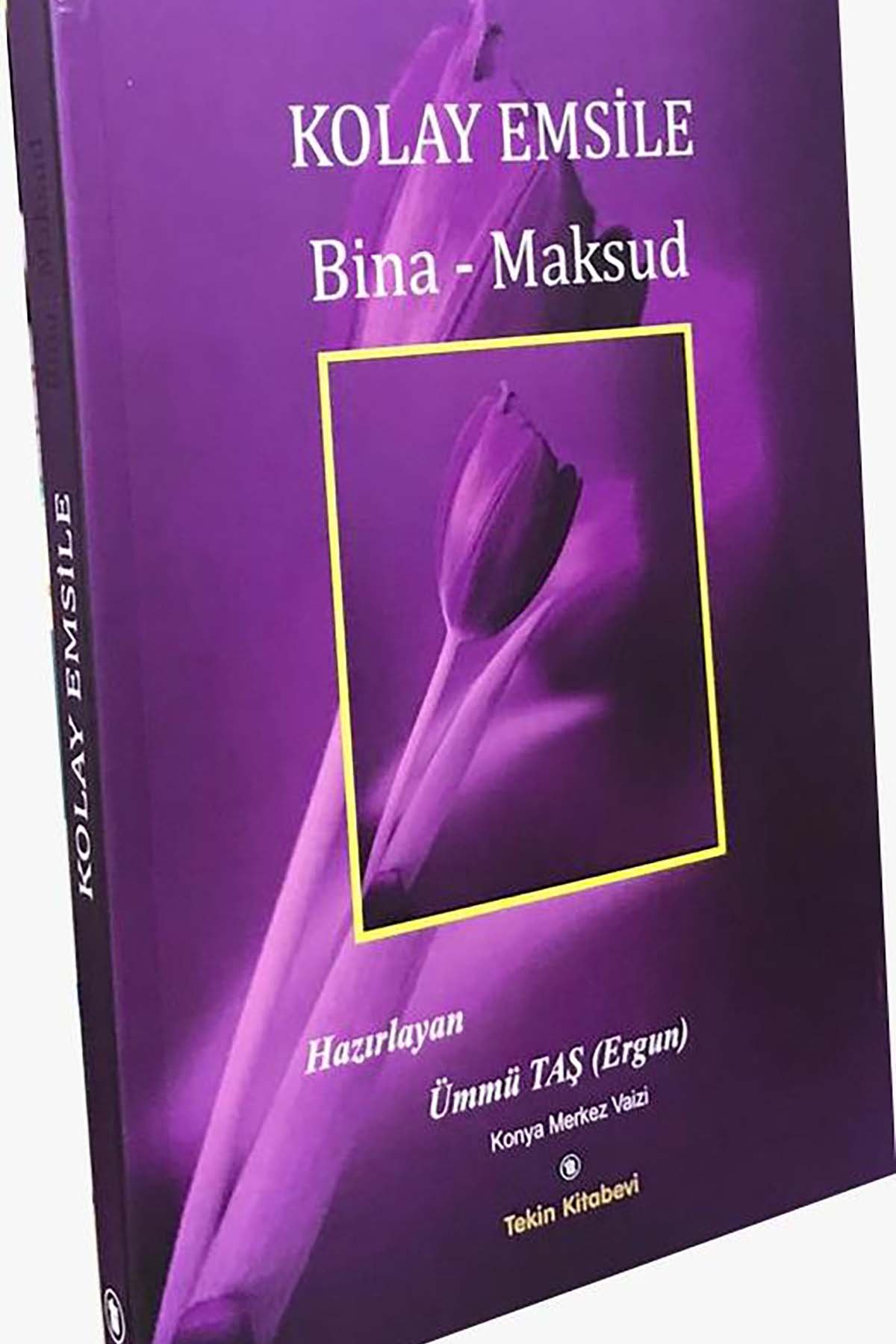 Kolay Emsile Bina MaksudTekin KitabeviArapça Dil Öğretimi