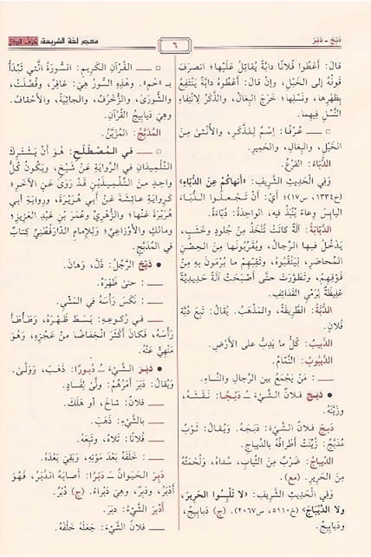Mucemu Lugatiş Şeriamucem Fil Arabiyye Ve Müfredâtil Akide Vel Kuranil Kerim 4Cilt | معجمDar'ül Beşairil İslamiyyeSözlükler