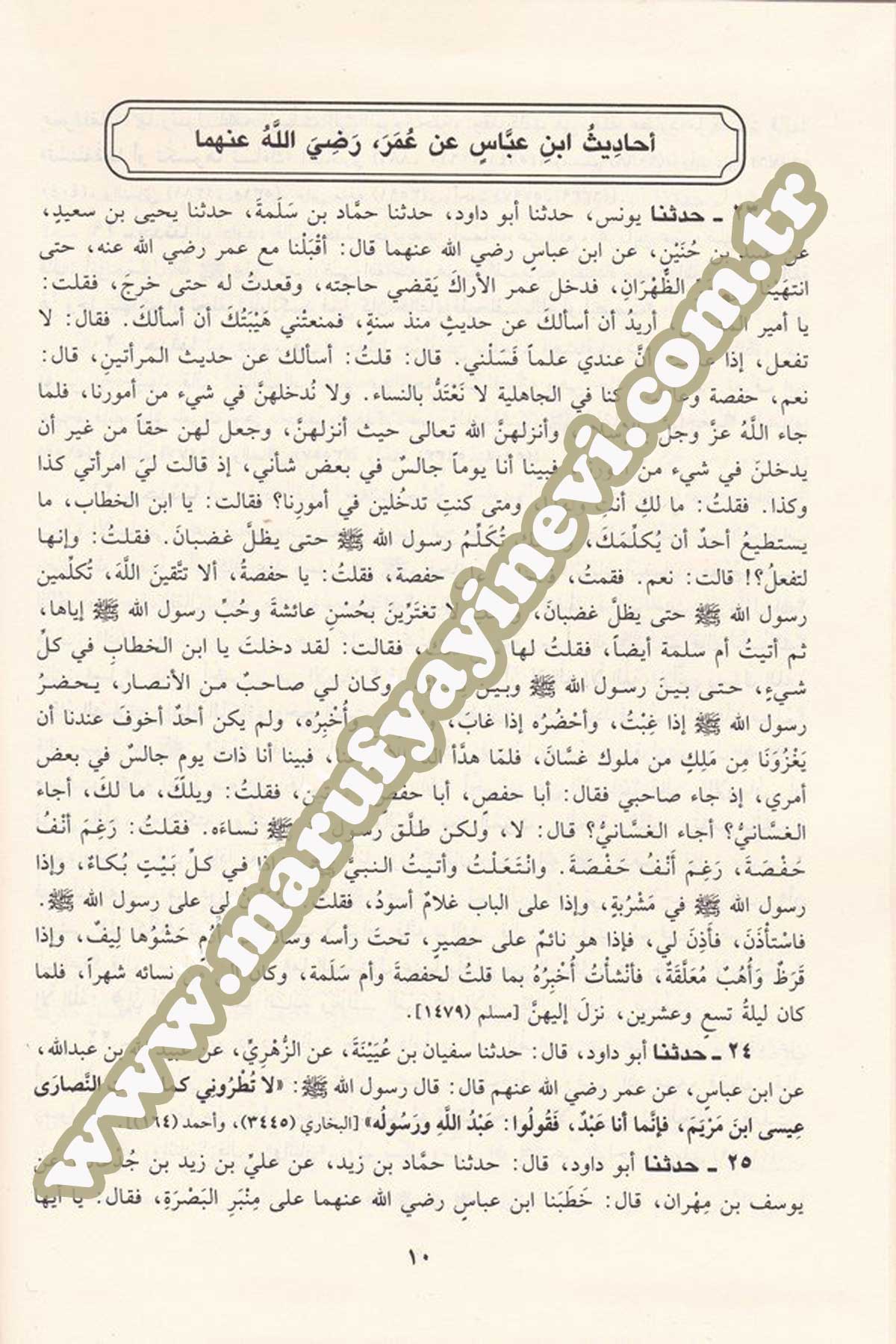 Müsnedu Ebi Davud Et Tayalisi