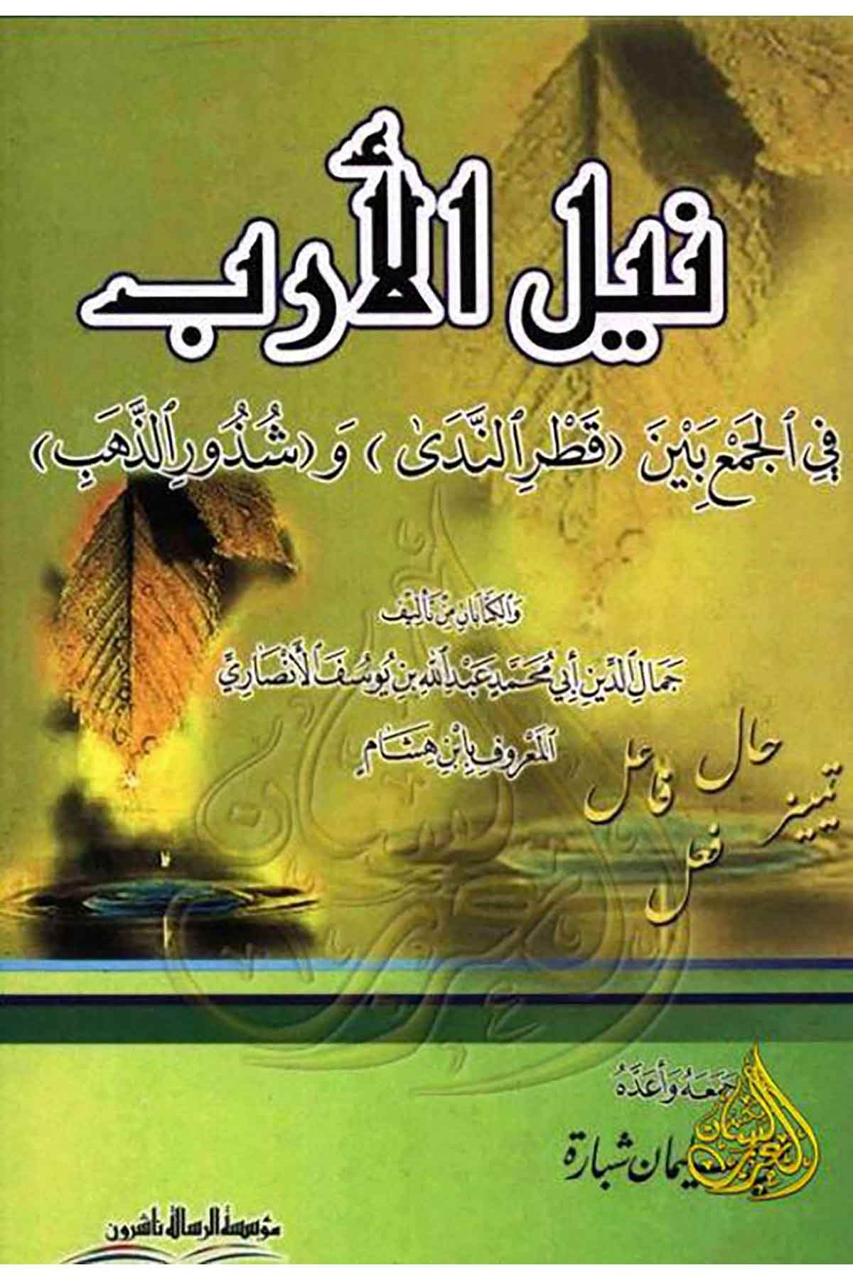 Neylül Erb Fil Cemi Katru Neda Ve Şuzuru Zeheb | نيل الأرب في الجمع بين قطر الندىDar'ül Risaletü NaşirunArap Dili ve Edebiyatı
