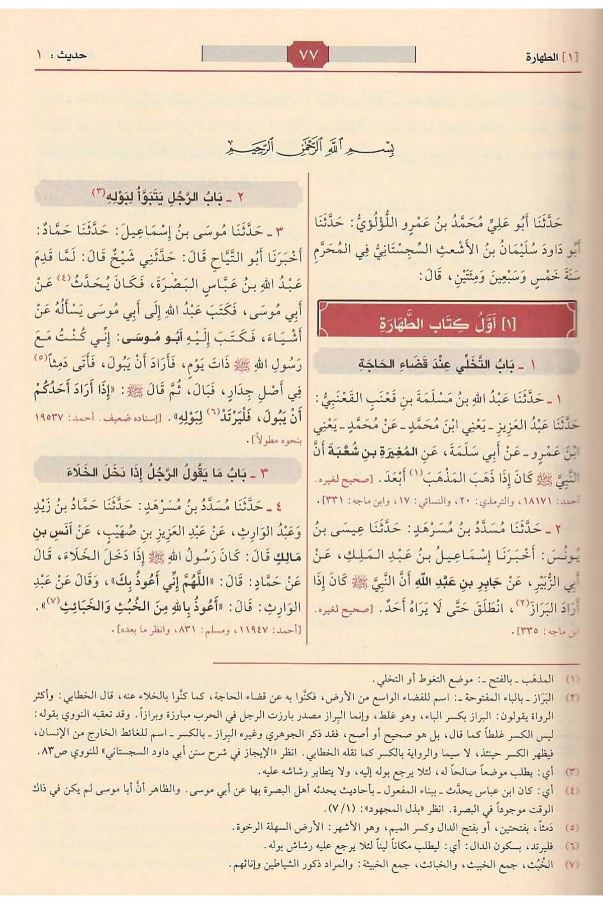 سنن أبي داودDar'ül Risaletü NaşirunHadis