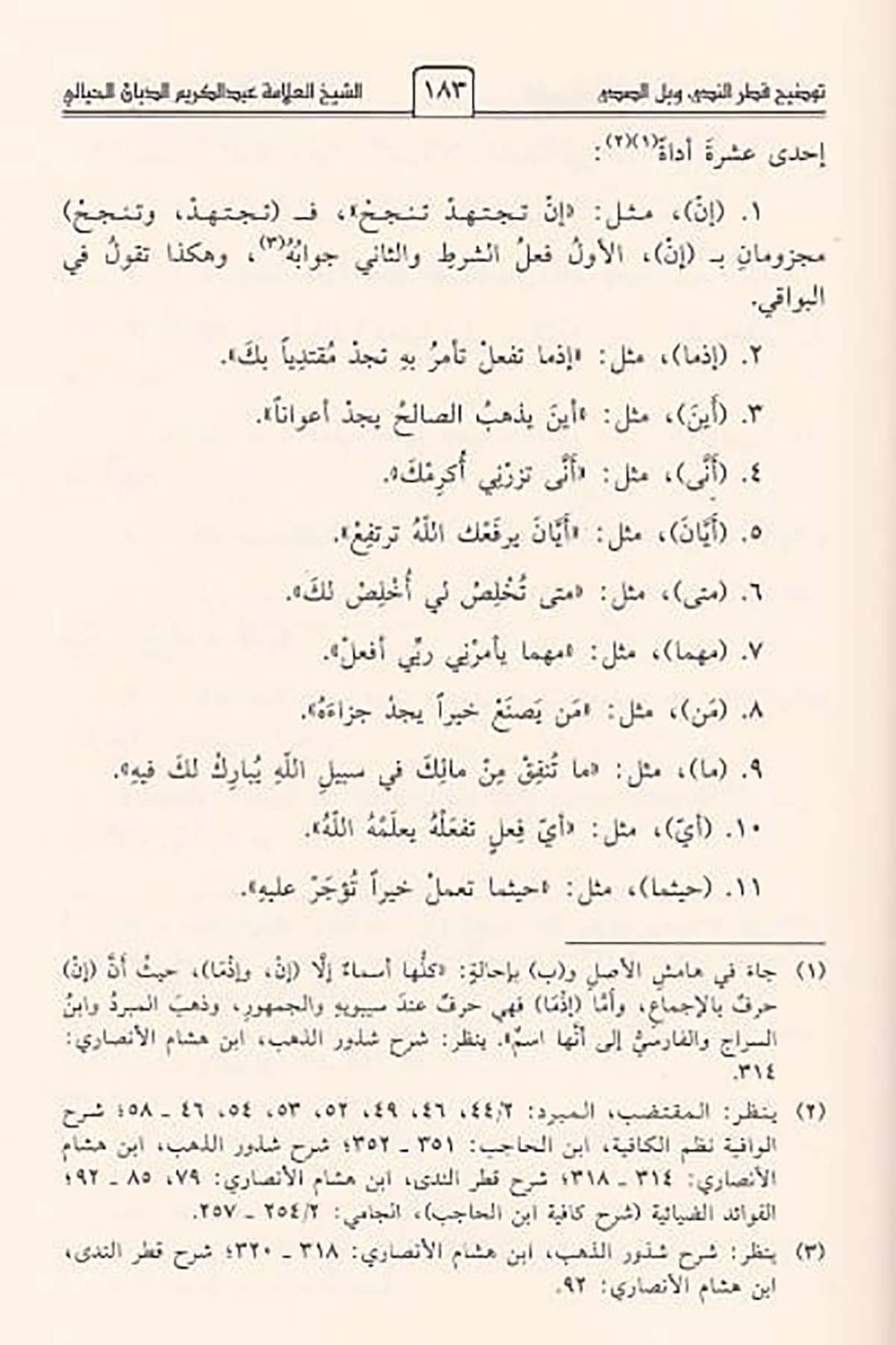 توضيح قطر الندى وبل الصدىDar'ül İbn HazmNahiv