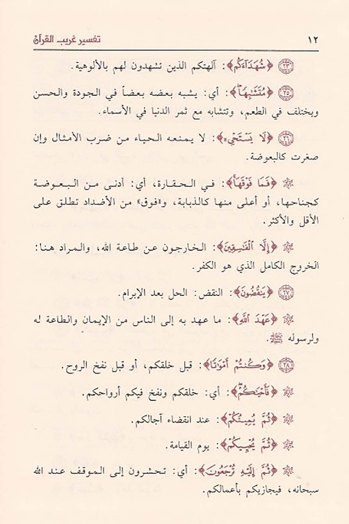 Tefsiru Garibil Kuran | تفسير غريب القرآنDar'ül İbn HazmKur'an İlimleri