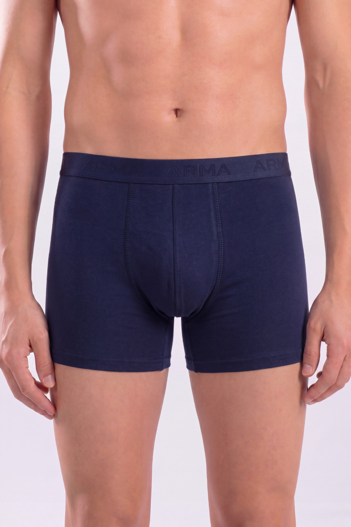 6'lı Paket Erkek Pamuklu Likralı Esnek Kumaş Renkli Boxer
