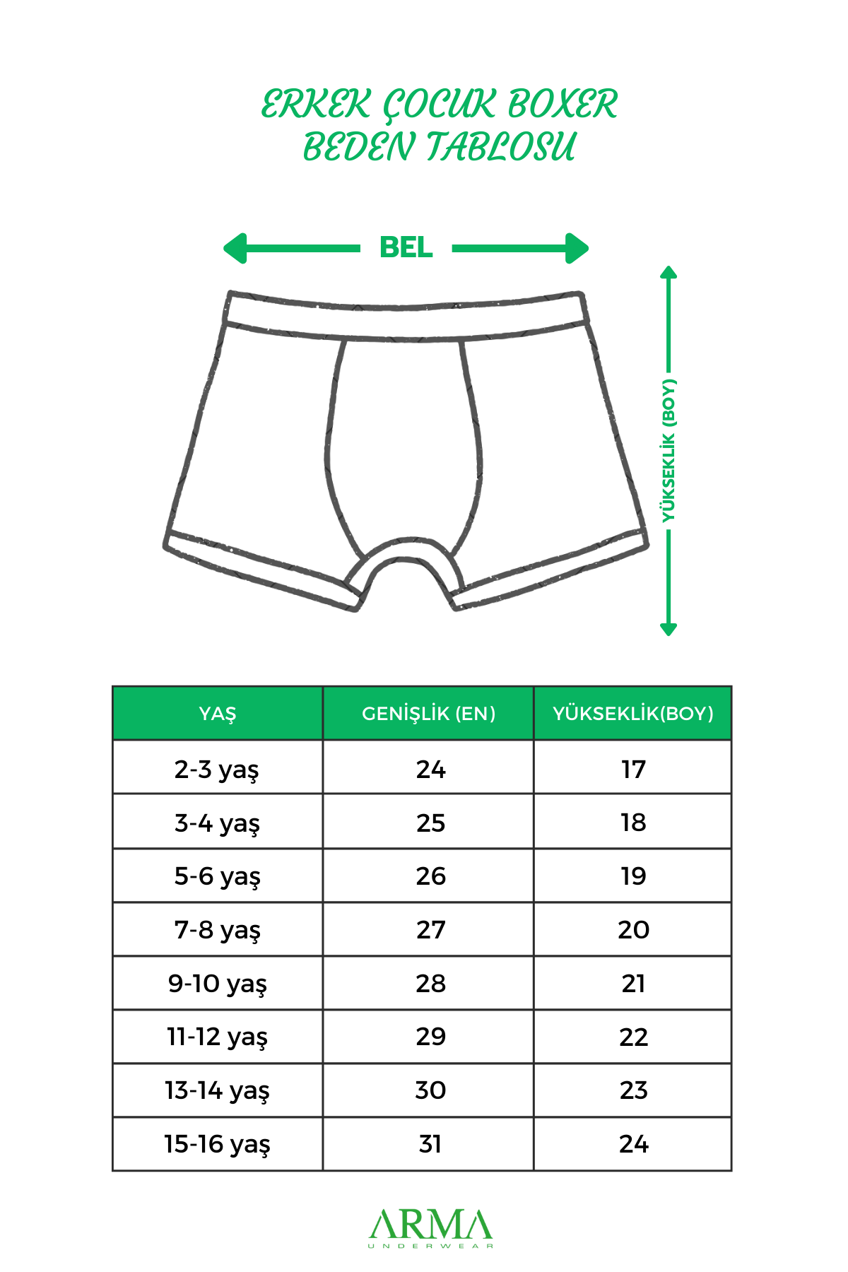 Erkek Çocuk Boxer 6'lı Paket Renkli, Pamuklu ve Likralı Esnek Kumaş