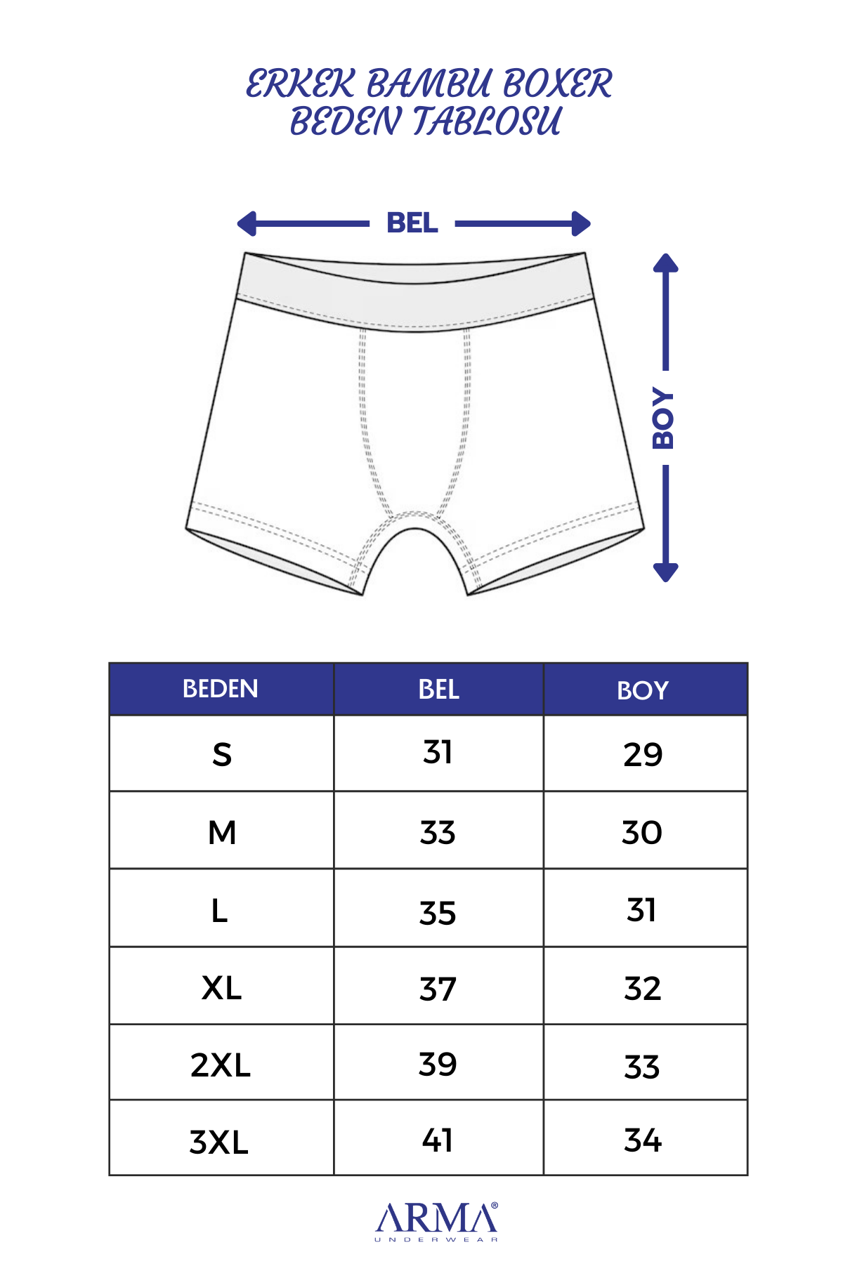 Erkek Premium Bambu Beyaz Boxer 6'lı Hediye Kutulu Damat Bohçası ve Çeyiz Seti