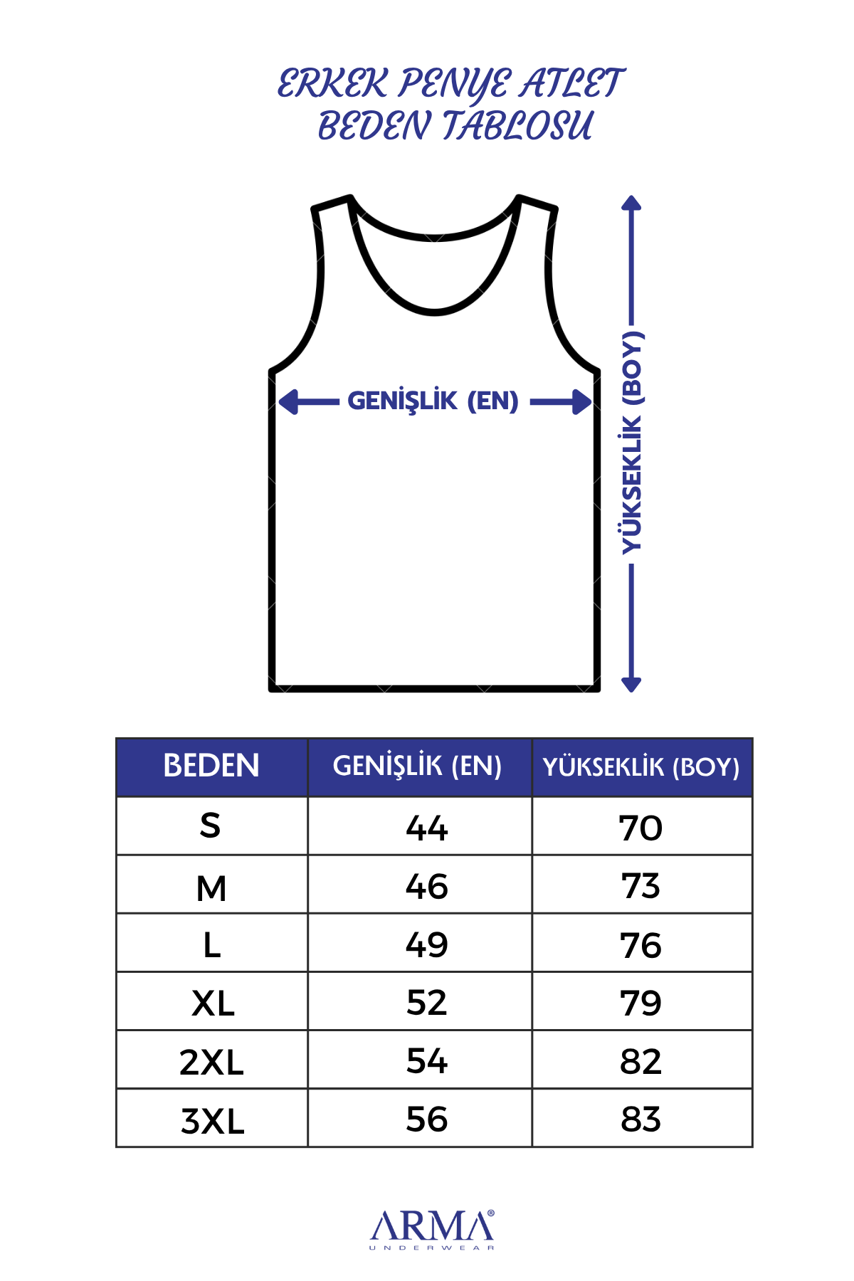 Erkek Siyah Penye Atlet %100 Pamuk 3'lü Paket