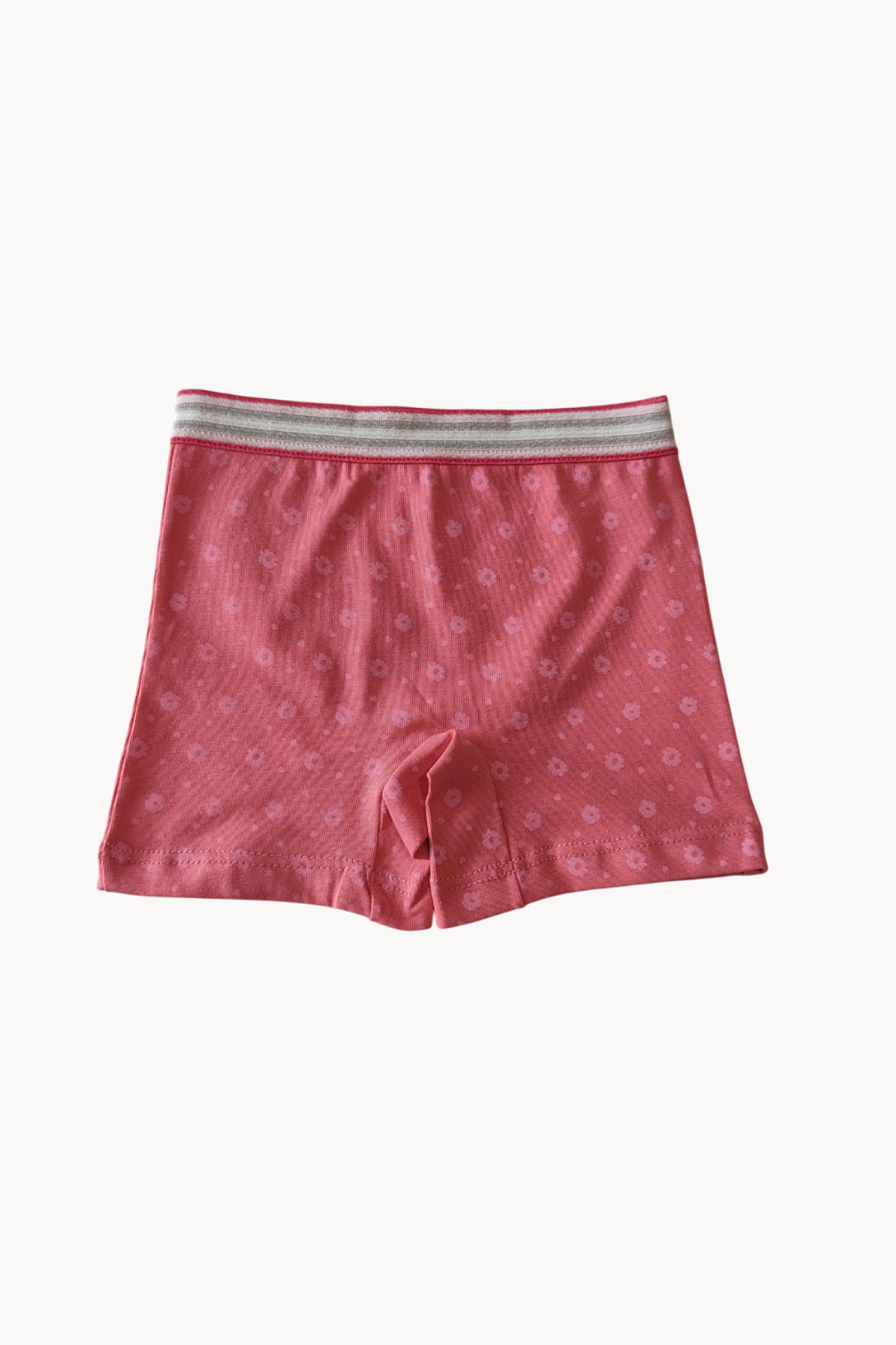 Karışık Renkli Kız Çocuk Desenli Boxer 3'lü Paket Pamuklu Likralı 