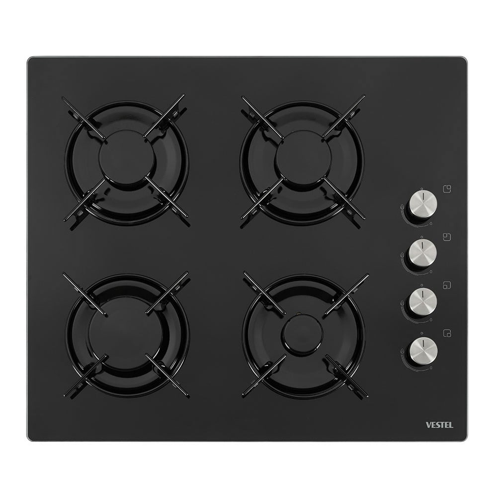 Vestel AO-6104 YS Siyah Ankastre Cam Ocak